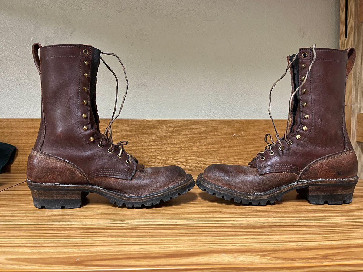 Photo by potatopotato on January 22, 2026 of the JK Boots Superduty in Seidel Redwood Oil Tan & Seidel Redwood Oil Tan Roughout.