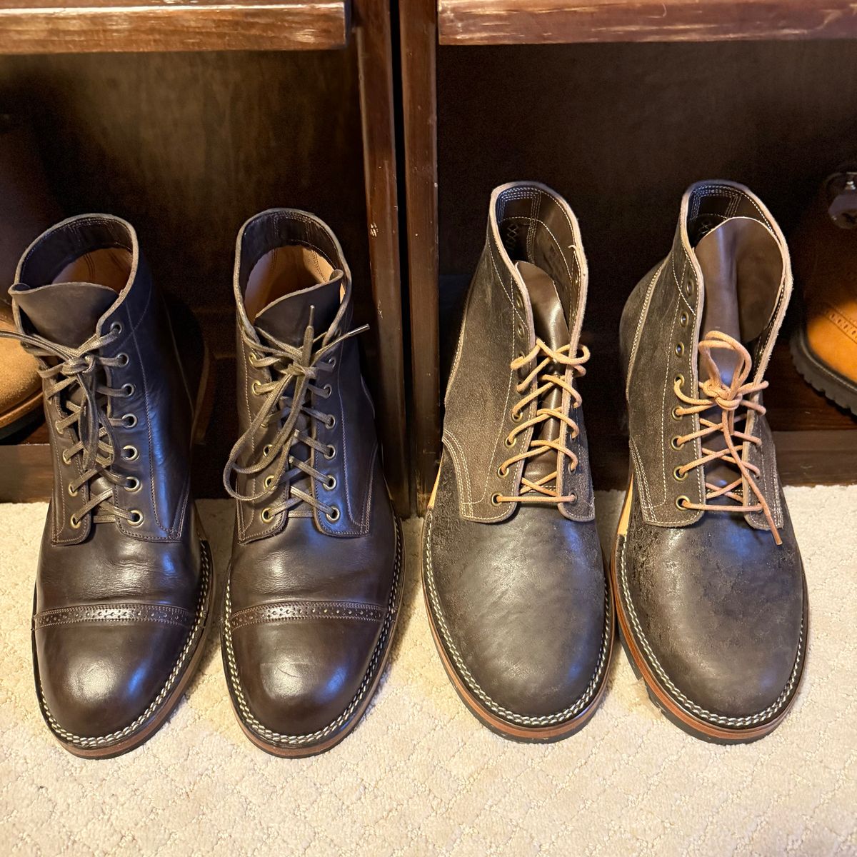 Photo by moznme on April 8, 2026 of the Onderhoud SVC01 Boondocker in Maryam 1071 Rovescio Sego Horsebutt.