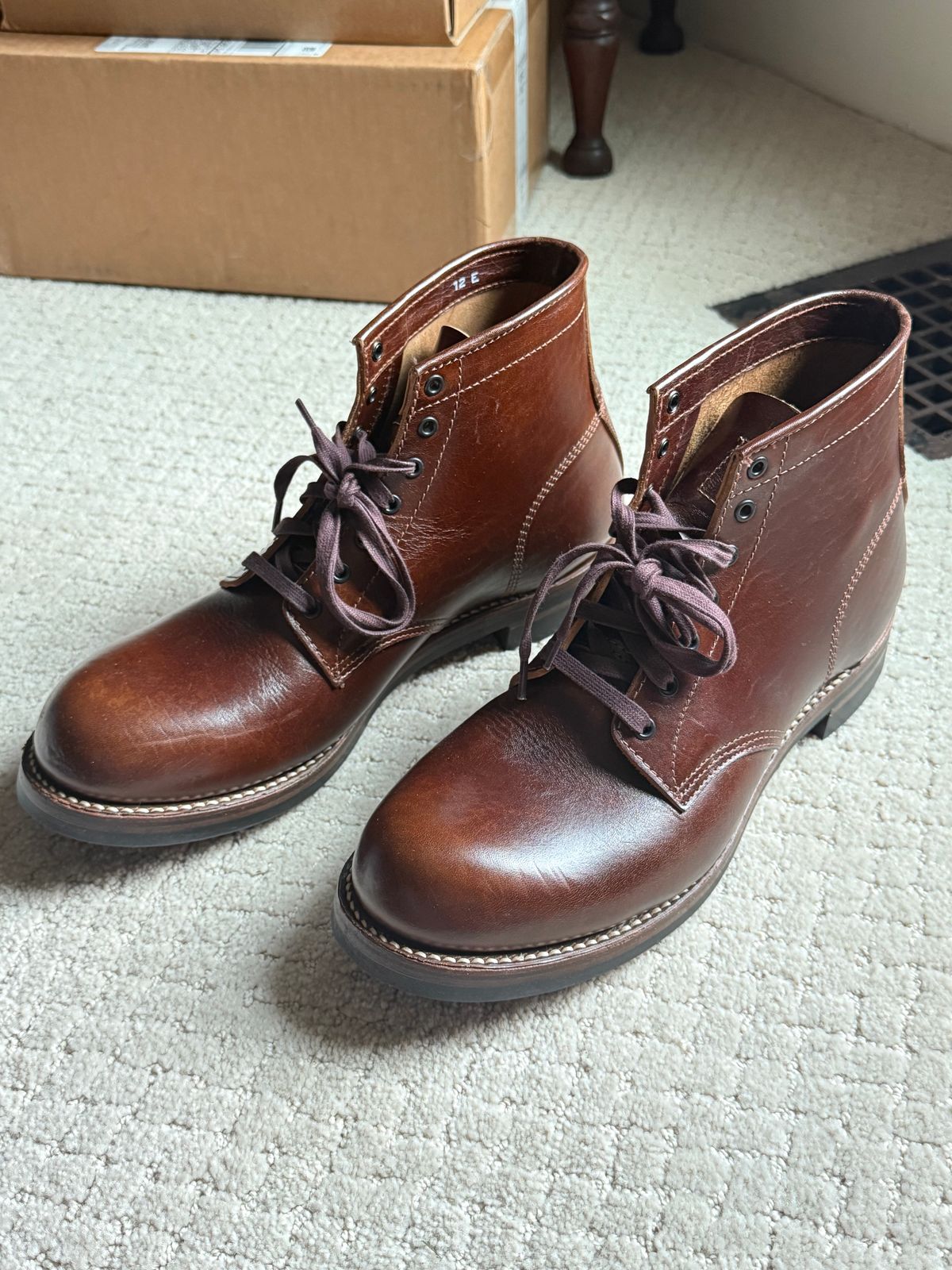 Photo by moznme on January 4, 2025 of the John Lofgren Ludlow Boots in Shinki Timber Oiled Horsebutt.