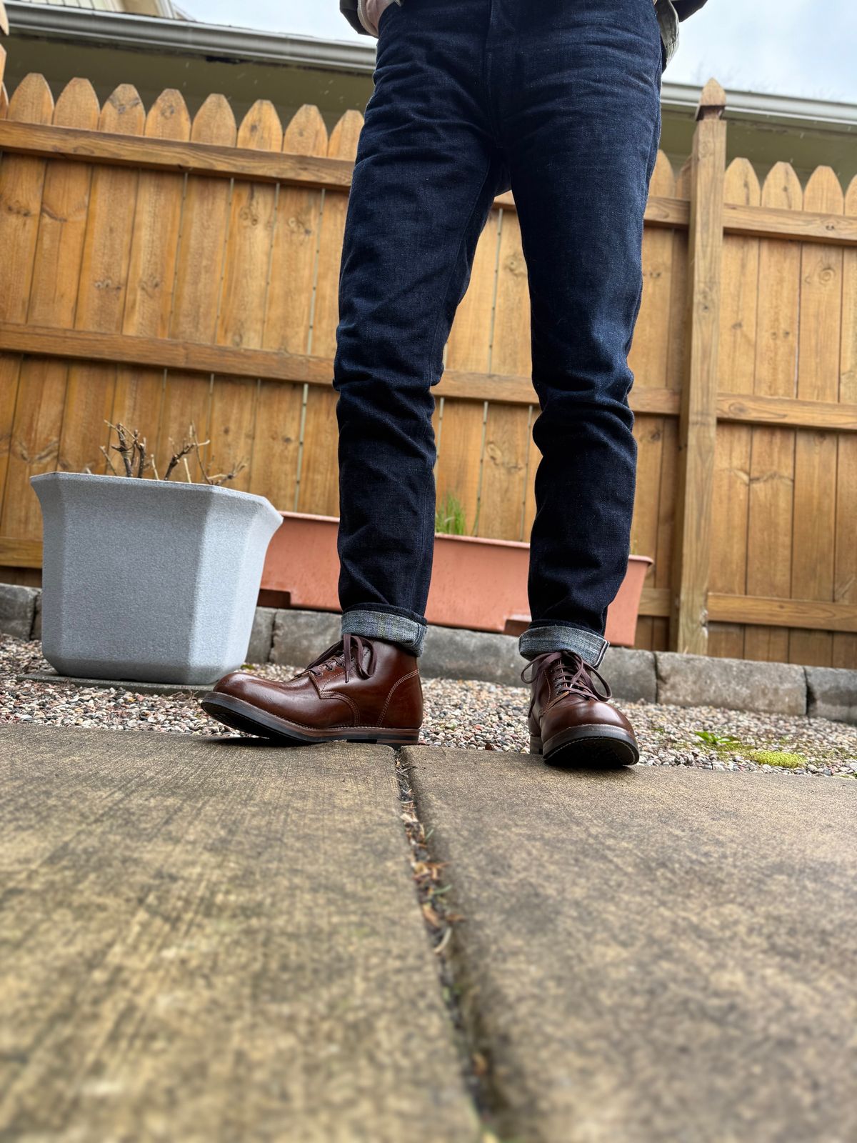 Photo by moznme on April 19, 2025 of the John Lofgren Ludlow Boots in Shinki Timber Oiled Horsebutt.