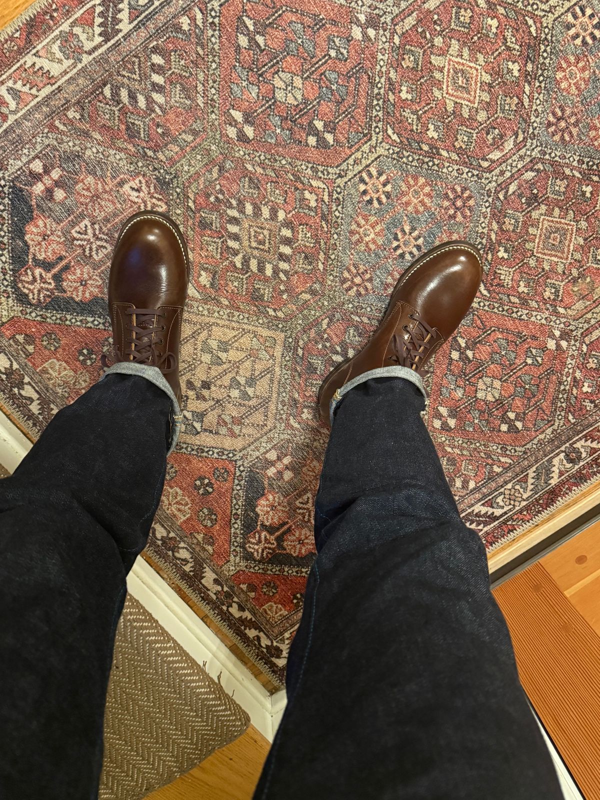 Photo by moznme on January 9, 2025 of the John Lofgren Ludlow Boots in Shinki Timber Oiled Horsebutt.