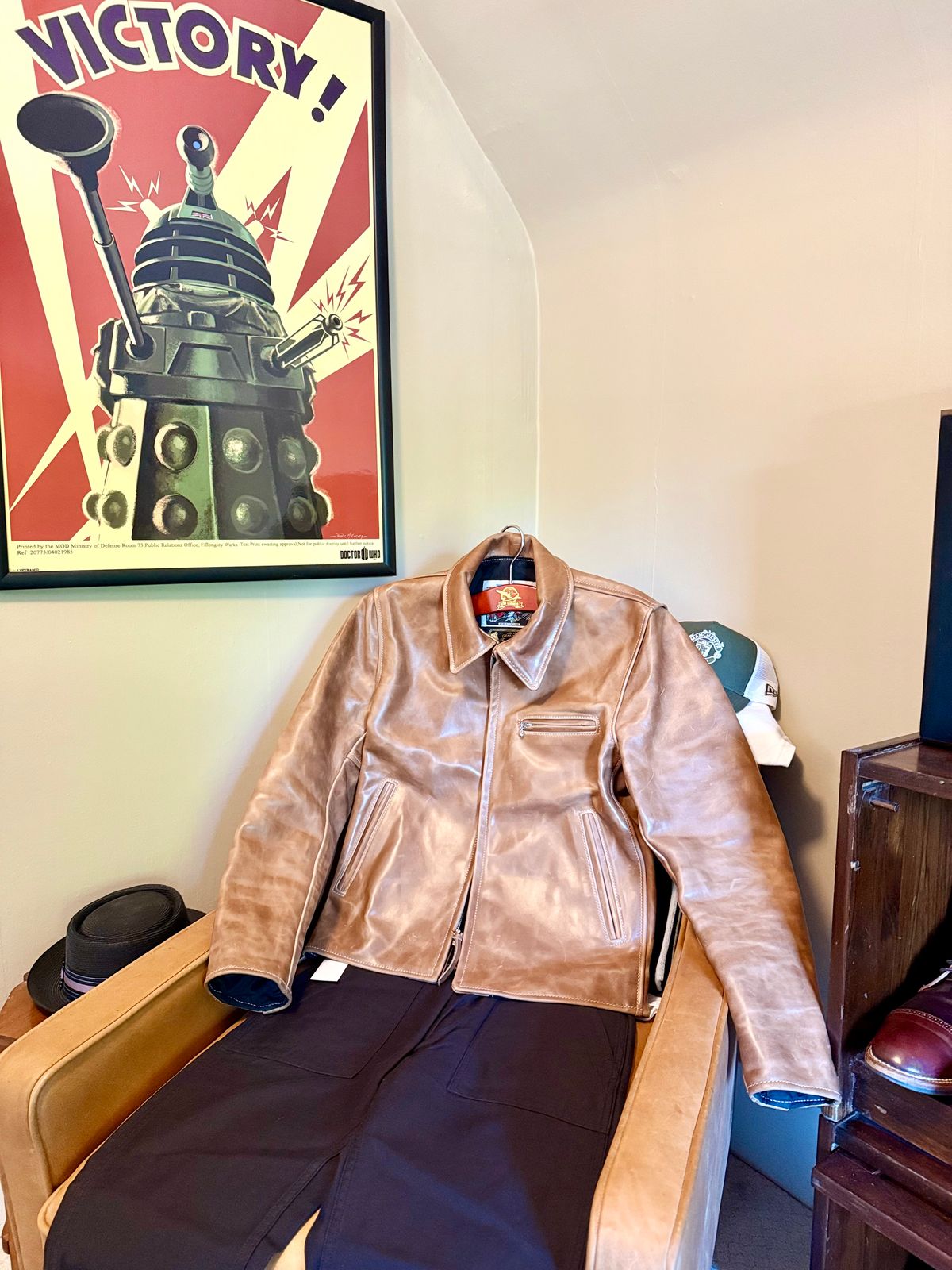 Photo by moznme on July 24, 2025 of the Aero Sheene in Horween Natural Chromexcel Horsehide.
