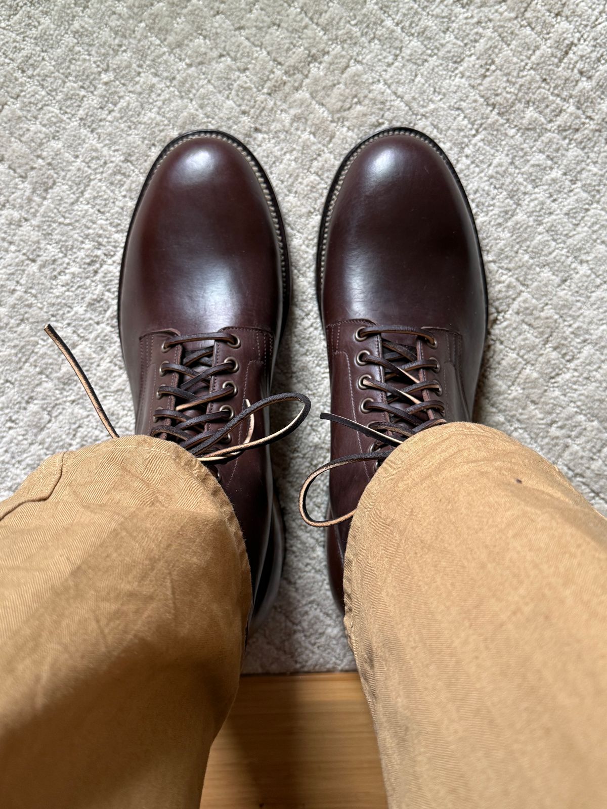 Photo by moznme on May 13, 2025 of the Viberg Service Boot in Badalassi Carlo Casiacino Minerva.