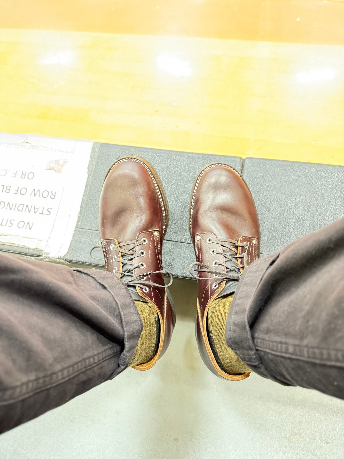 Photo by moznme on April 22, 2026 of the New River Boot Quade in Horween Color 8 Chromexcel Strips.