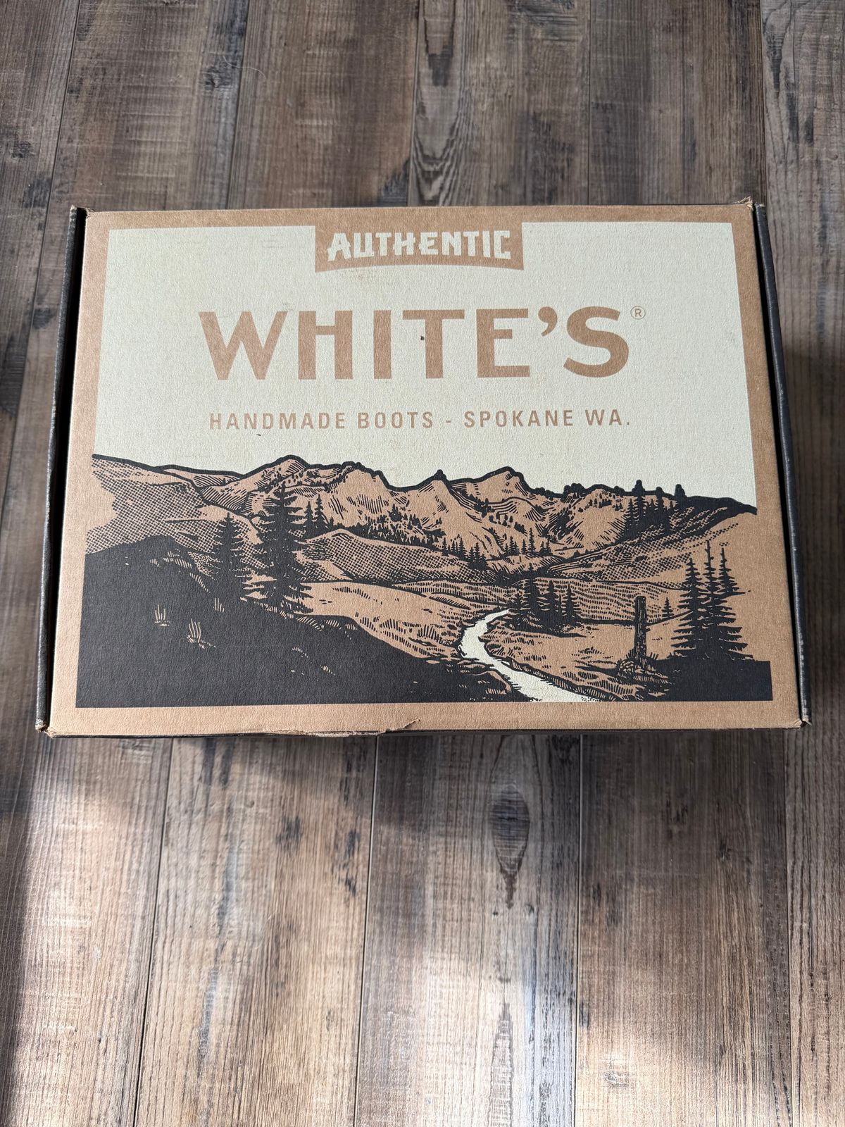 Photo by Foamkiller on January 12, 2026 of the White's 350 Cutter in Maryam Natural Horsebutt.