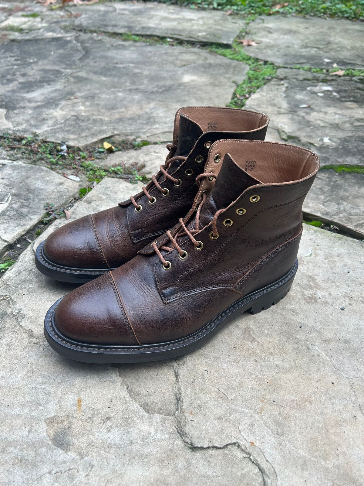 Photo by Vintage_Clark on October 22, 2025 of the Tricker's x Division Road Dean Boot in CF Stead Snuff Naked Kudu.