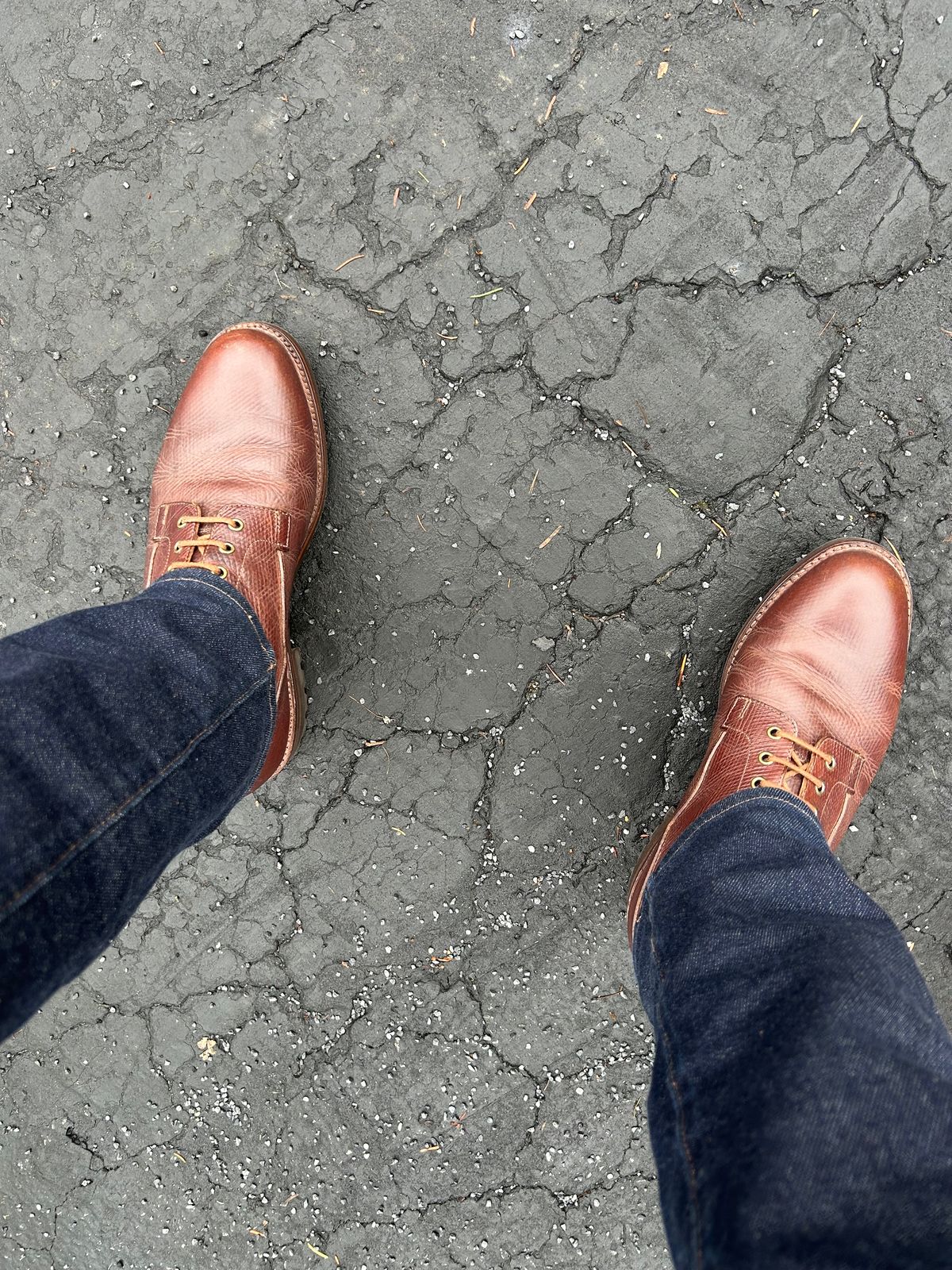 Photo by Vintage_Clark on December 23, 2025 of the Crockett & Jones Radnor IV in J&FJ Baker Brown Russian Calf.