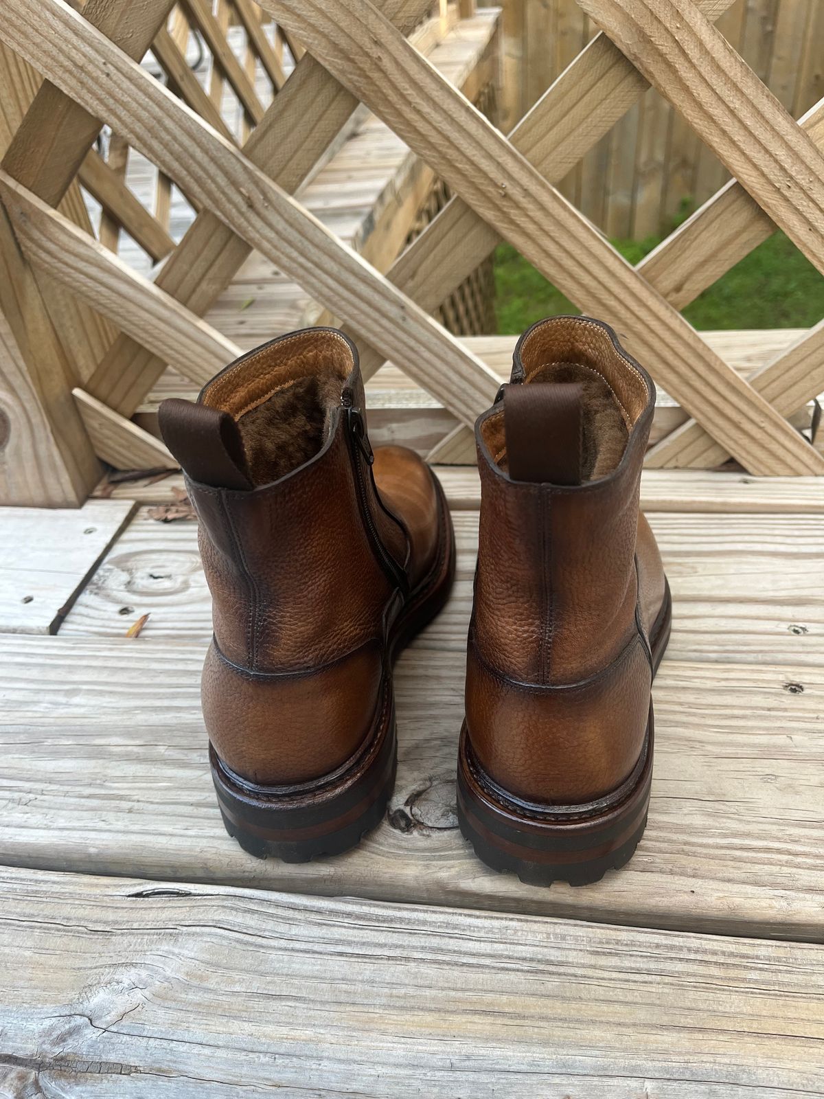 Photo by theoldsole on October 1, 2024 of the Carlos Santos Maxwel in Unknown Grain Leather.