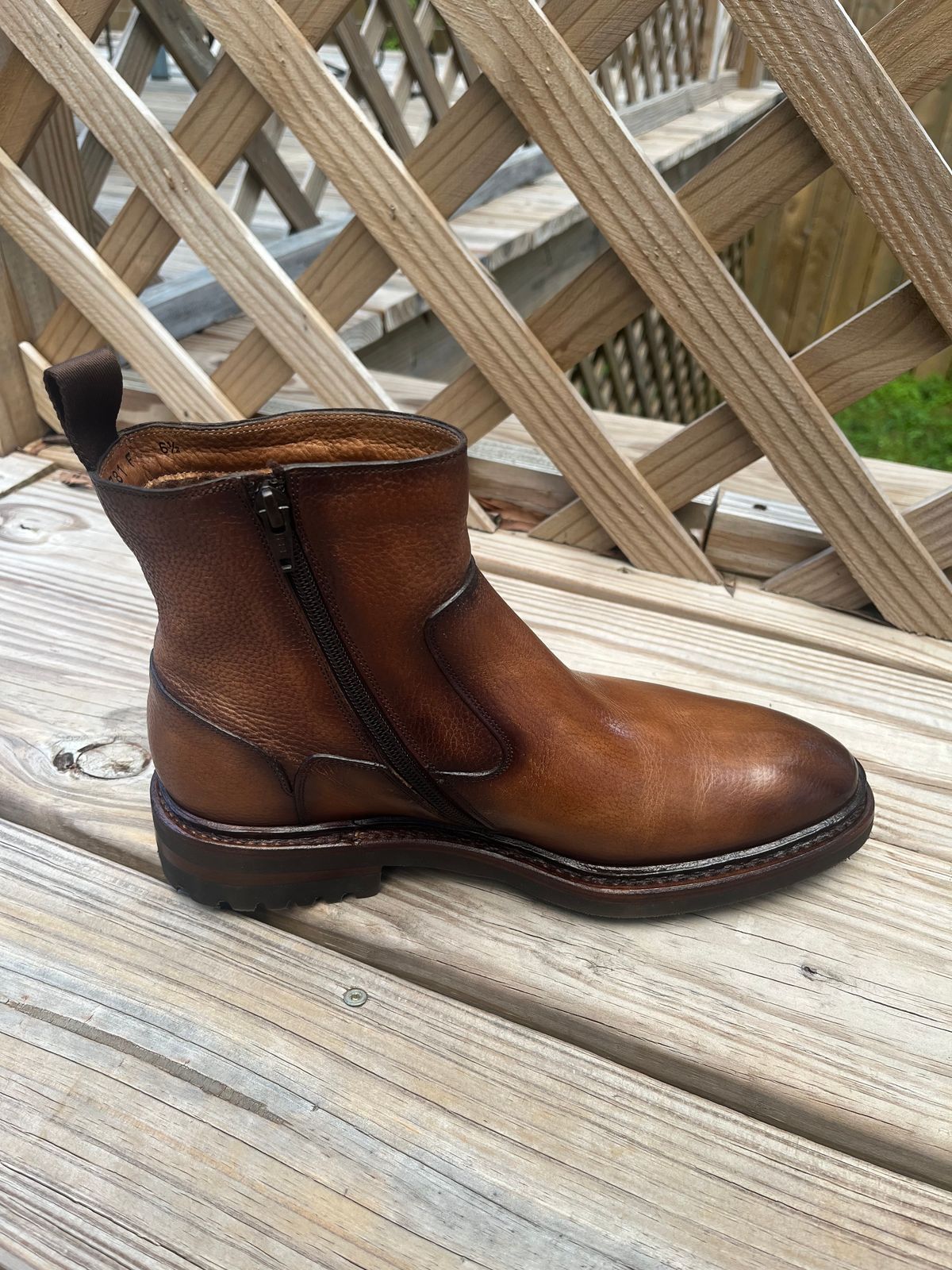 Photo by theoldsole on October 1, 2024 of the Carlos Santos Maxwel in Unknown Grain Leather.