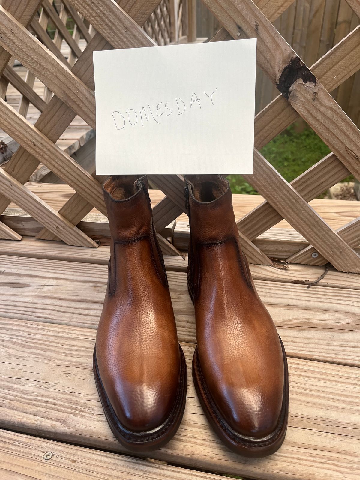 Photo by theoldsole on October 1, 2024 of the Carlos Santos Maxwel in Unknown Grain Leather.