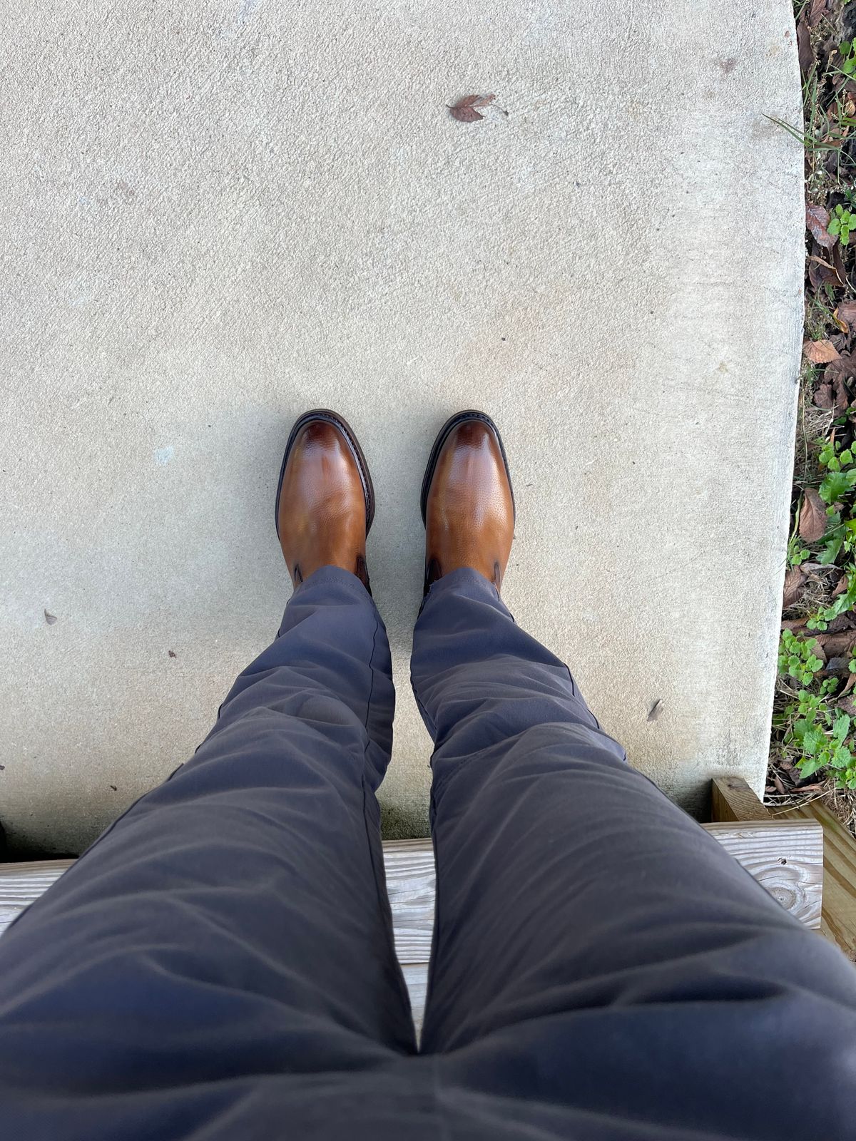 Photo by theoldsole on October 2, 2024 of the Carlos Santos Maxwel in Unknown Grain Leather.
