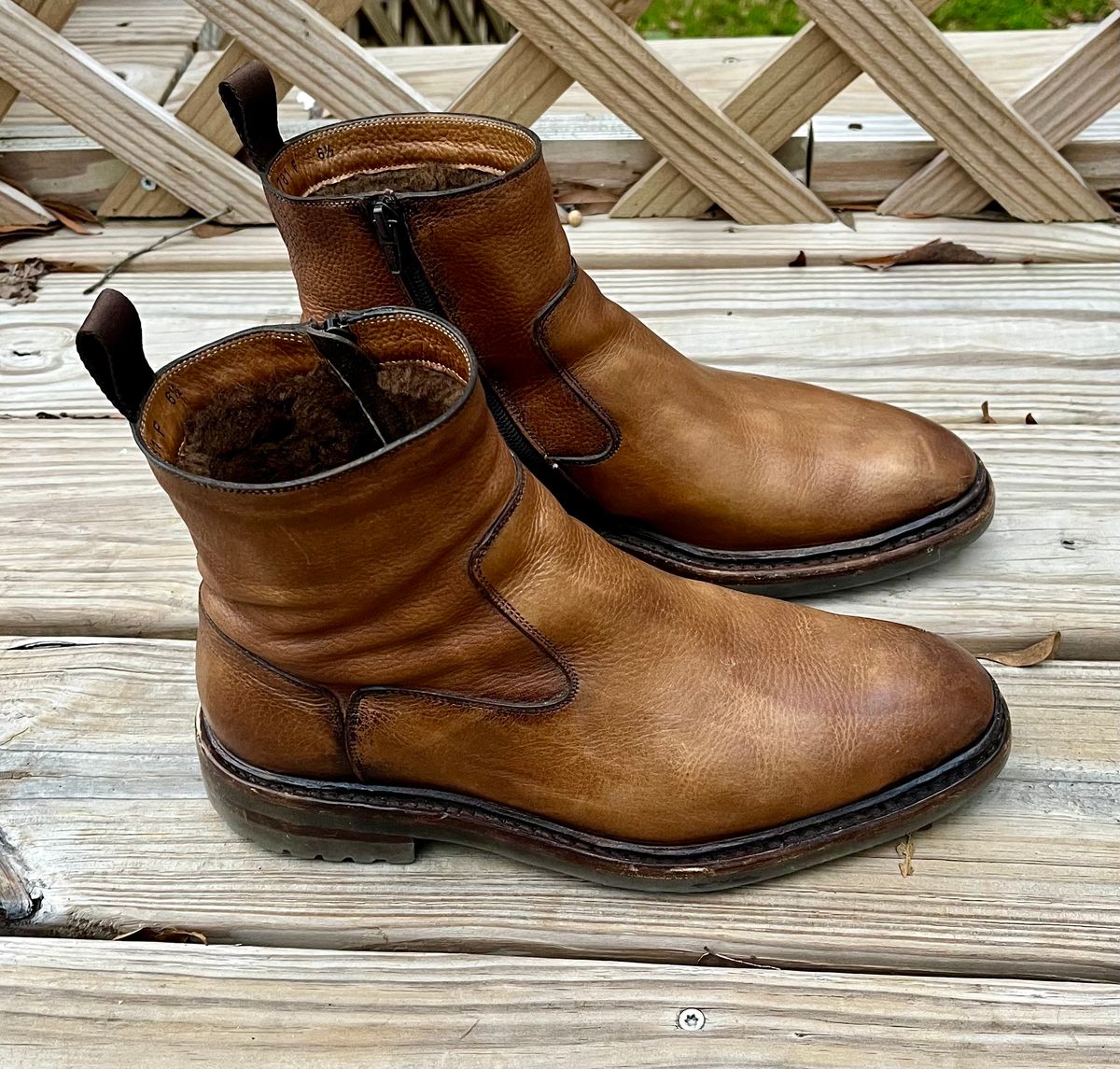 Photo by theoldsole on February 5, 2025 of the Carlos Santos Maxwel in Unknown Grain Leather.