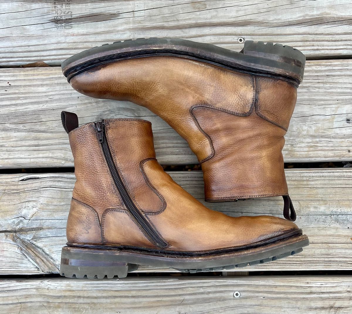 Photo by theoldsole on March 2, 2025 of the Carlos Santos Maxwel in Unknown Grain Leather.
