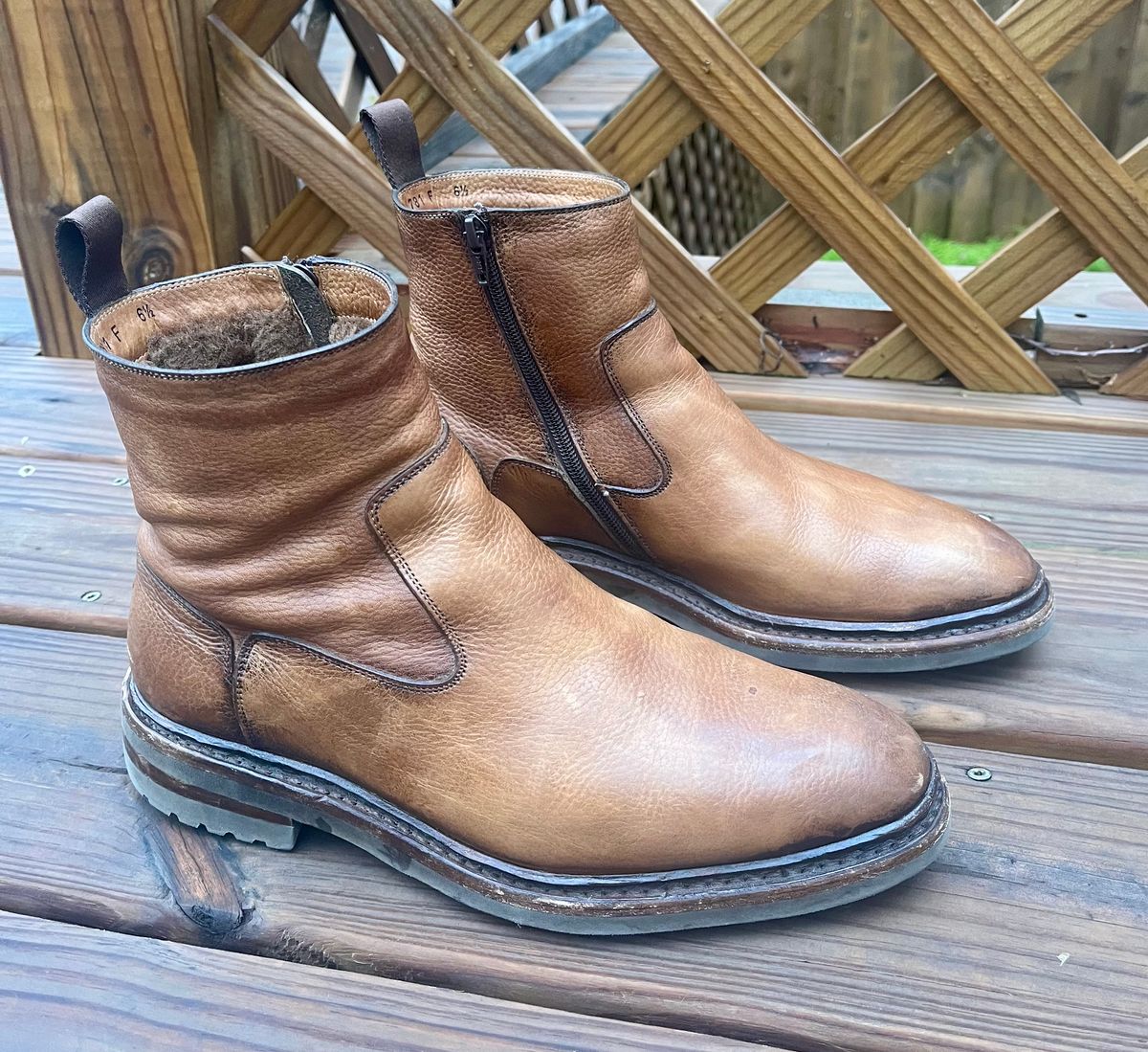Photo by theoldsole on April 4, 2025 of the Carlos Santos Maxwel in Unknown Grain Leather.