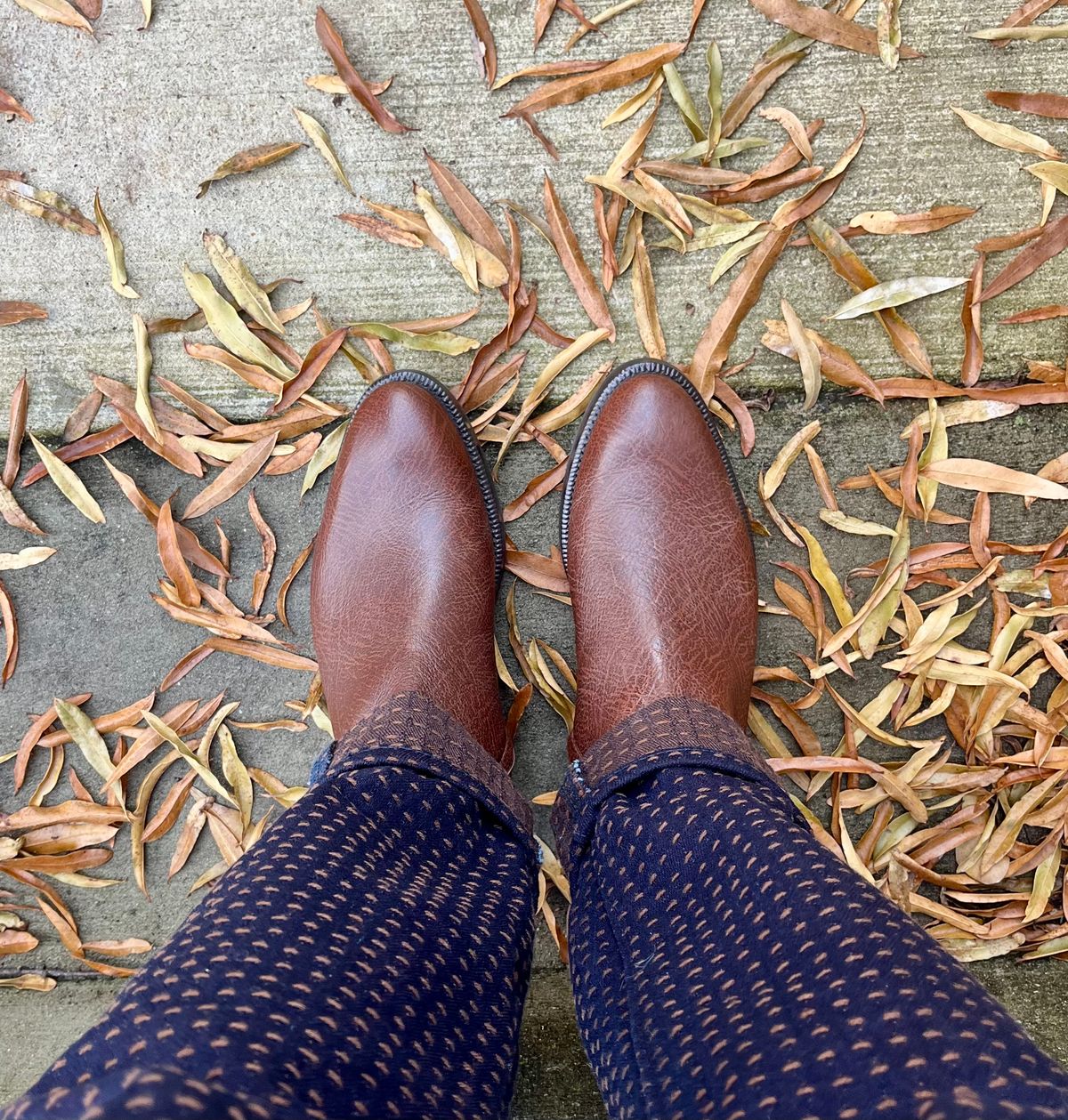 Photo by theoldsole on December 24, 2025 of the Enzo Bonafe Side Zip Boot in Kudu Jamaica.