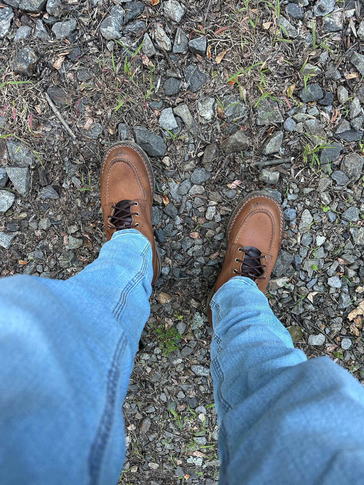 Photo by FutureCorpse33 on May 27, 2025 of the Nicks Lace Up Work in Seidel 1964 Tan.