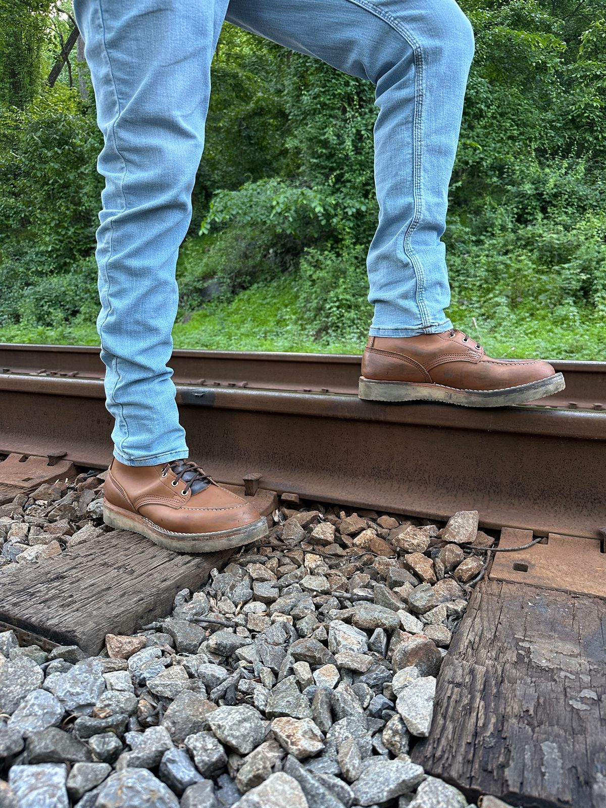 Photo by FutureCorpse33 on May 27, 2025 of the Nicks Lace Up Work in Seidel 1964 Tan.