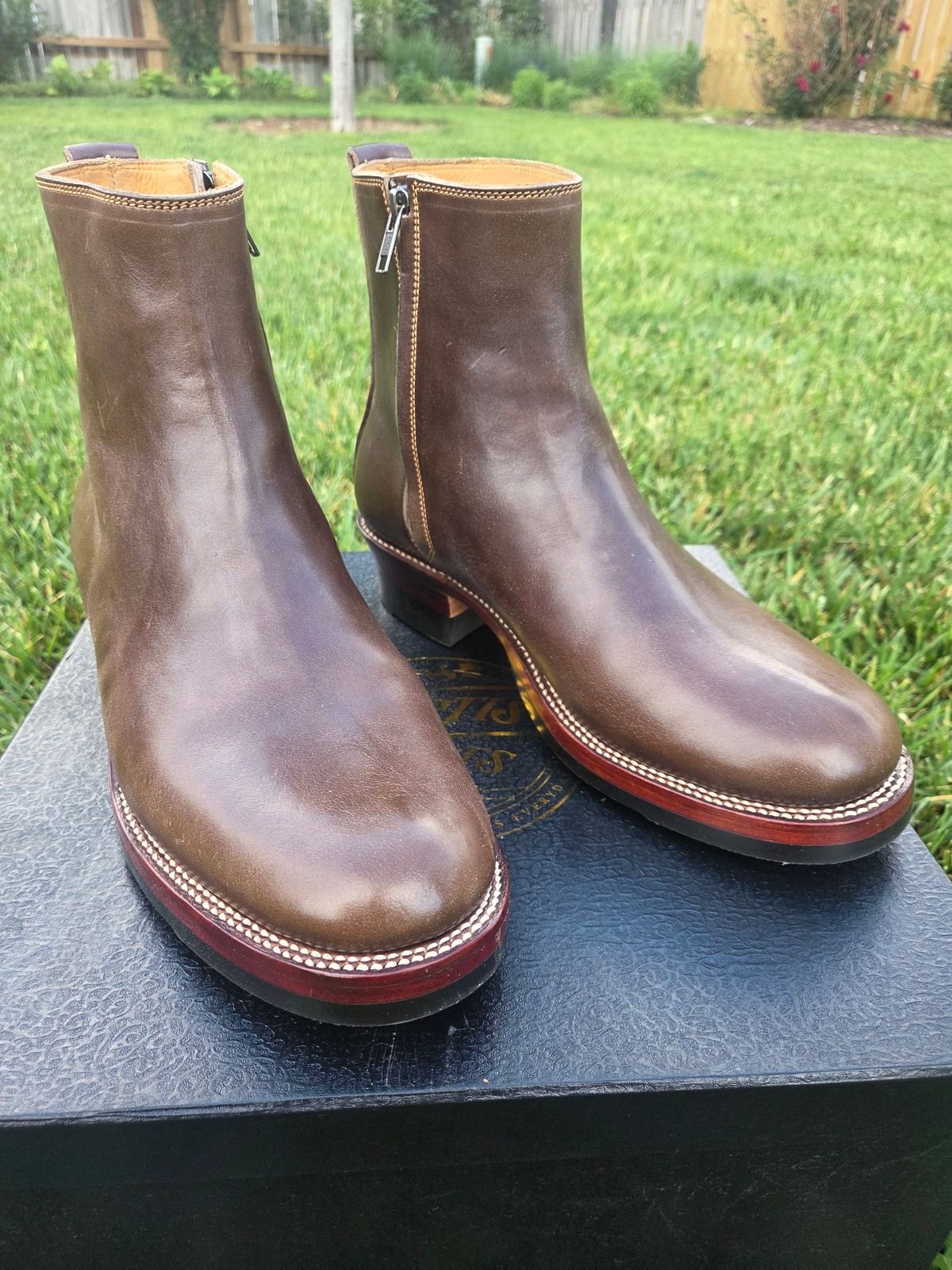 Photo by JBaker73 on May 10, 2026 of the Fortis Boots Antasena in Maryam Muschio Horsebutt.