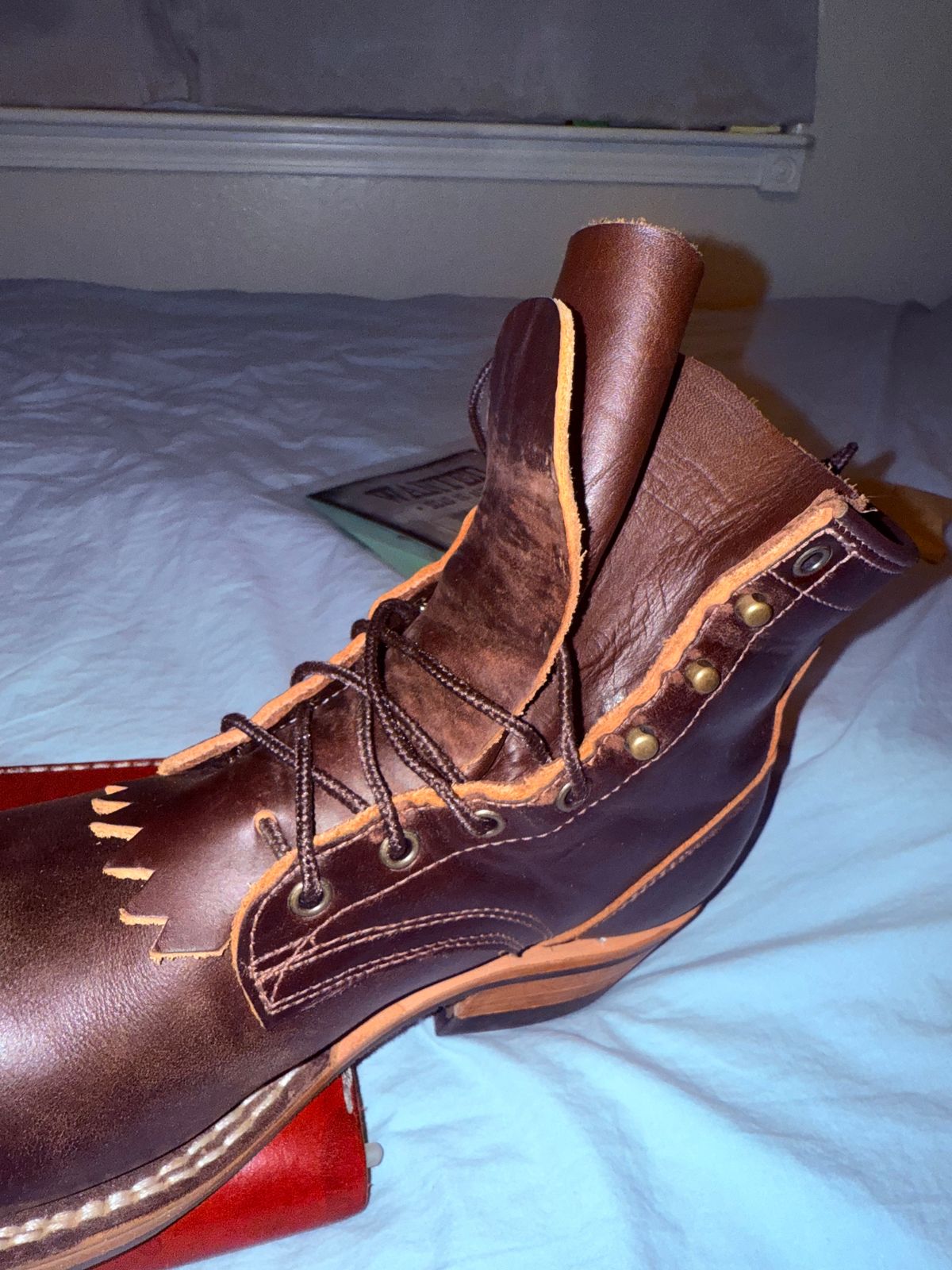 Photo by Ahab78 on September 6, 2025 of the Frank's Boots Wilshire in Seidel Brown Domain.