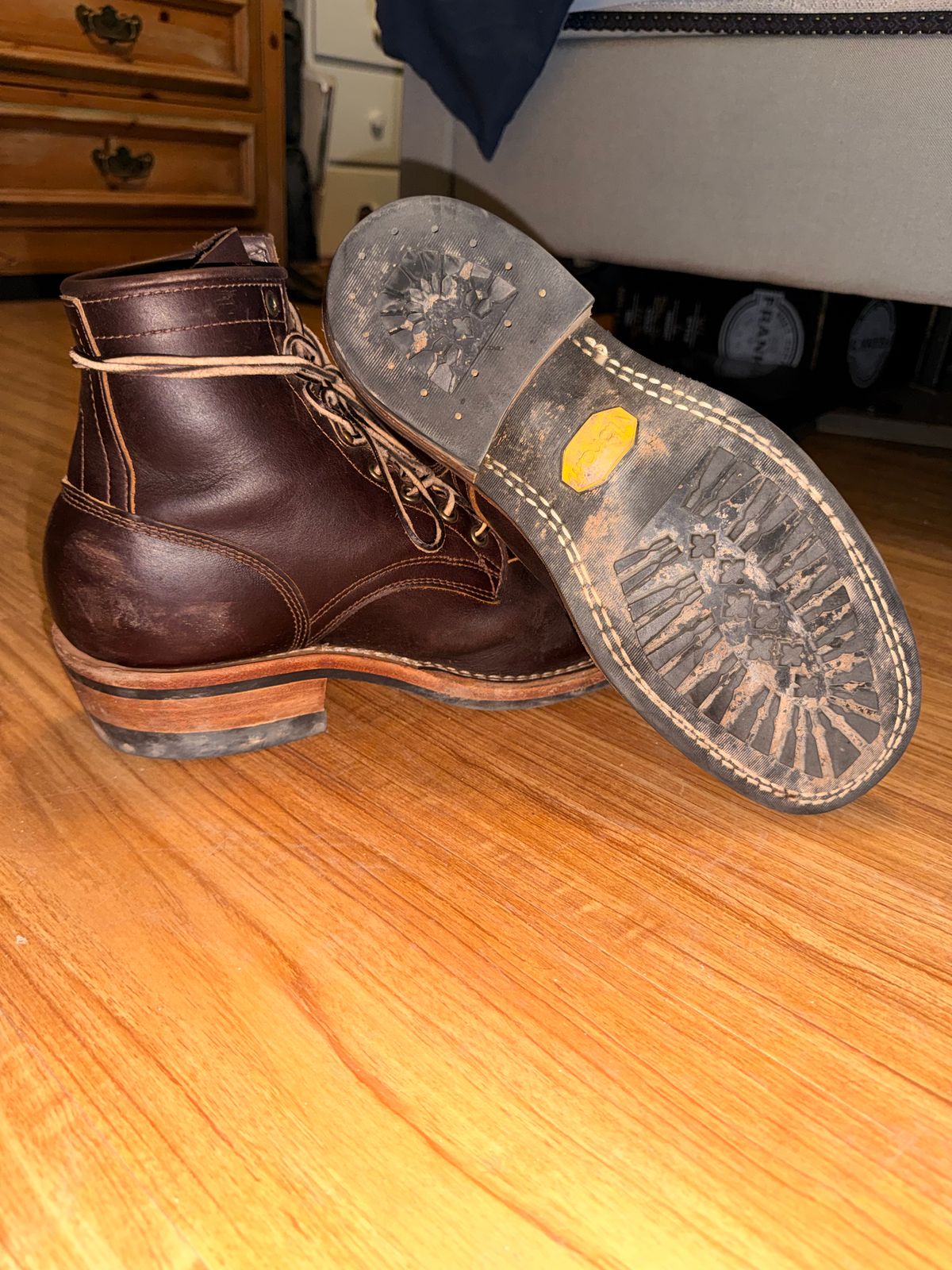 Photo by Ahab78 on October 1, 2025 of the Frank's Boots Wilshire in Seidel Brown Domain.