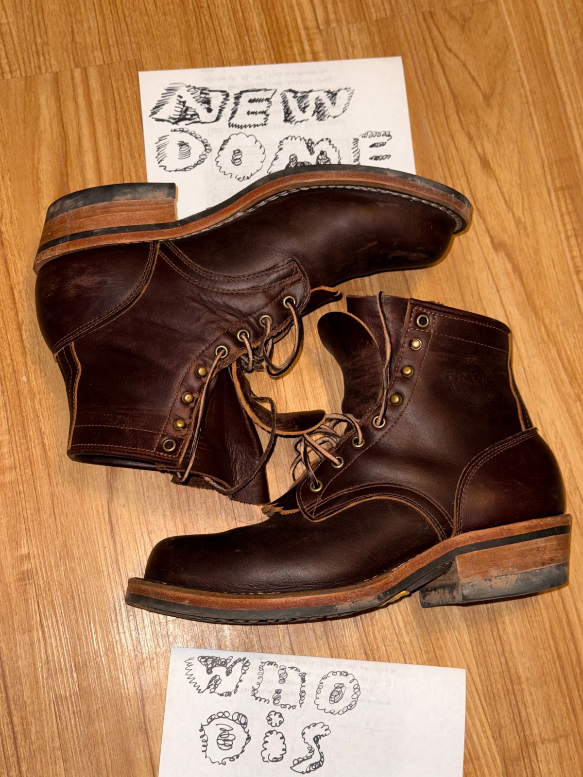 Photo by Ahab78 on October 1, 2025 of the Frank's Boots Wilshire in Seidel Brown Domain.