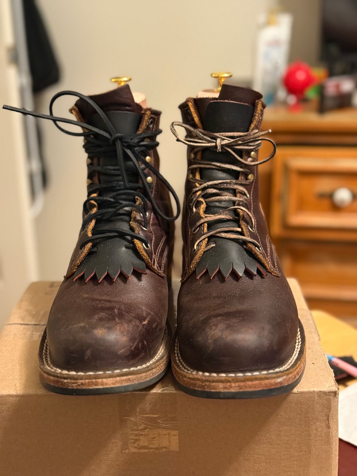 Photo by Ahab78 on November 5, 2025 of the Frank's Boots Wilshire in Seidel Brown Domain.