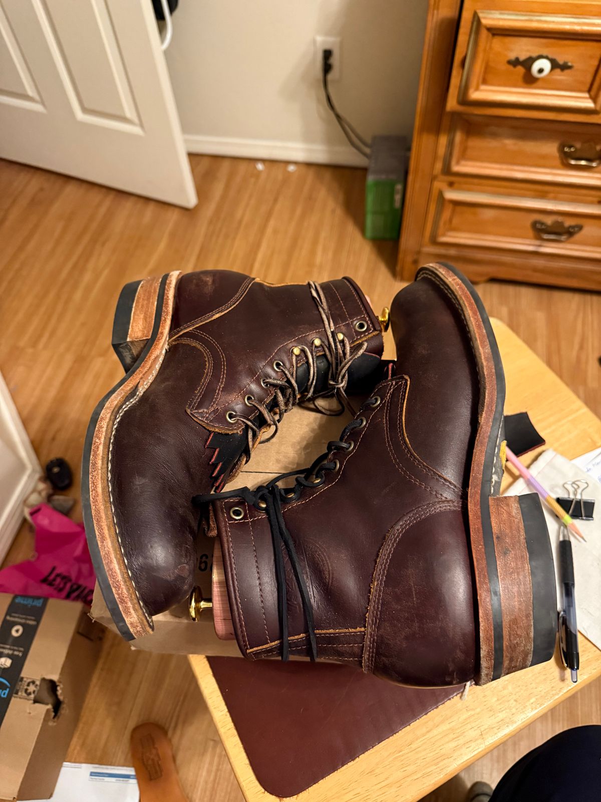 Photo by Ahab78 on November 5, 2025 of the Frank's Boots Wilshire in Seidel Brown Domain.