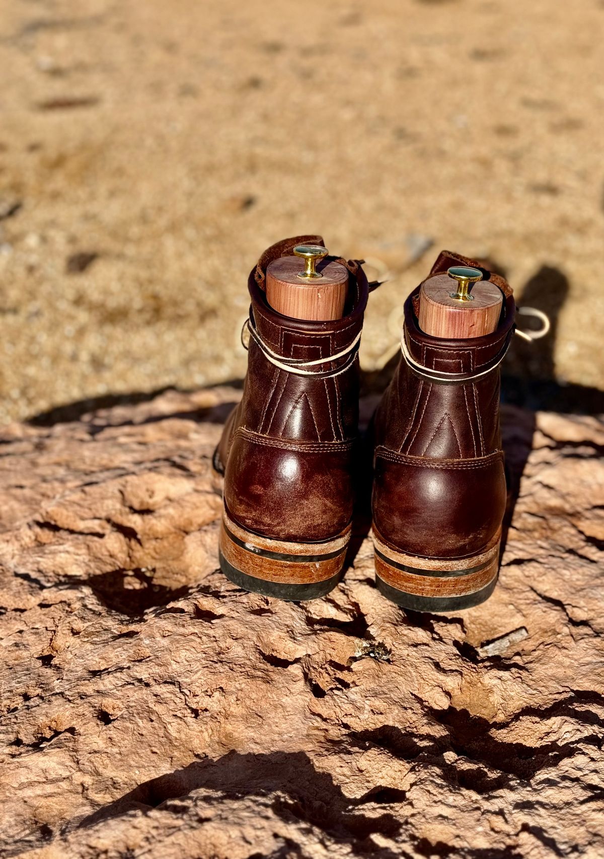 Photo by Ahab78 on January 4, 2026 of the Frank's Boots Wilshire in Seidel Brown Domain.