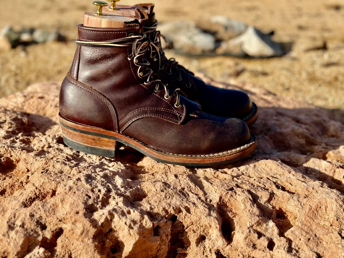 Photo by Ahab78 on January 4, 2026 of the Frank's Boots Wilshire in Seidel Brown Domain.