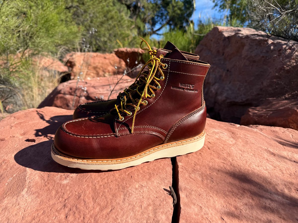 Photo by Ahab78 on November 26, 2025 of the White's Perry 6" Select in Seidel British Tan Double Shot.