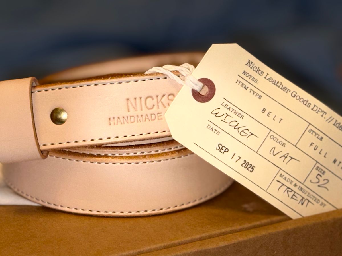 Photo by Ahab78 on September 24, 2025 of the Nicks Heavy Duty Work Belt in Full Natural.