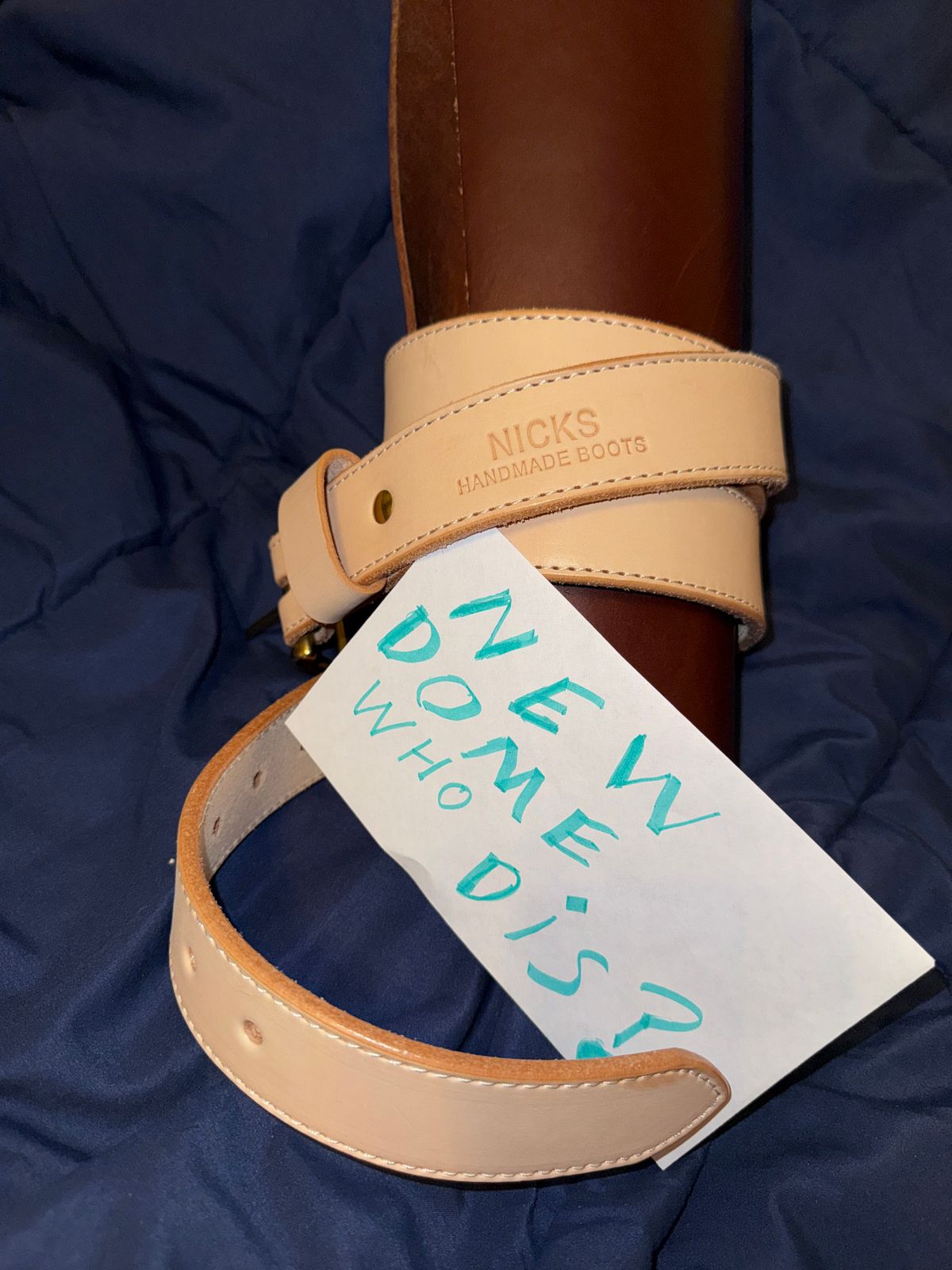 Photo by Ahab78 on October 1, 2025 of the Nicks Heavy Duty Work Belt in Full Natural.