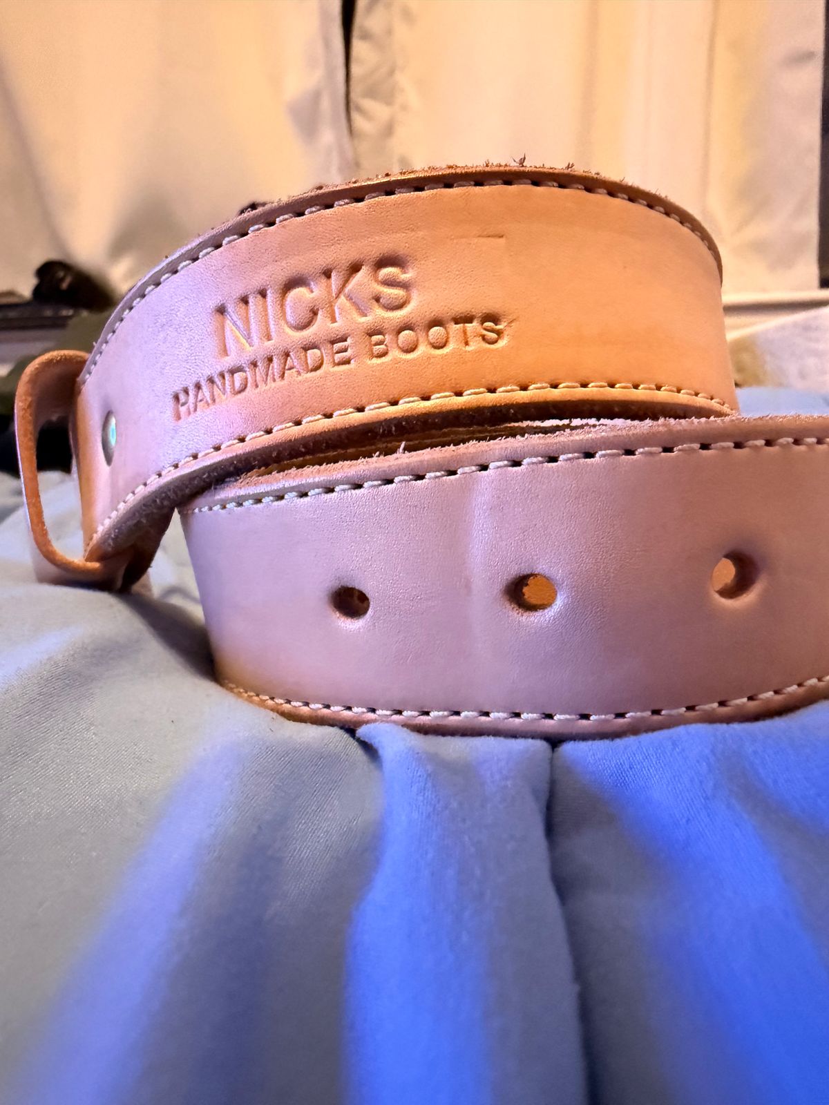 Photo by Ahab78 on November 4, 2025 of the Nicks Heavy Duty Work Belt in Full Natural.