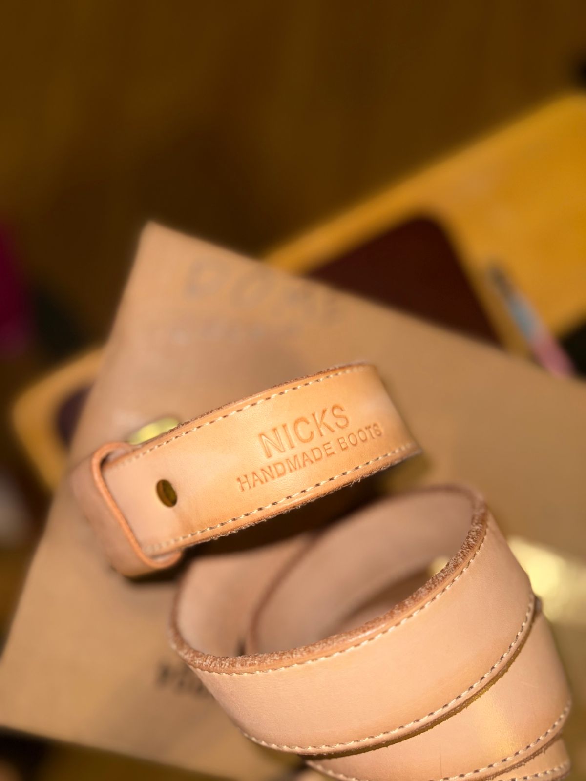 Photo by Ahab78 on November 5, 2025 of the Nicks Heavy Duty Work Belt in Full Natural.