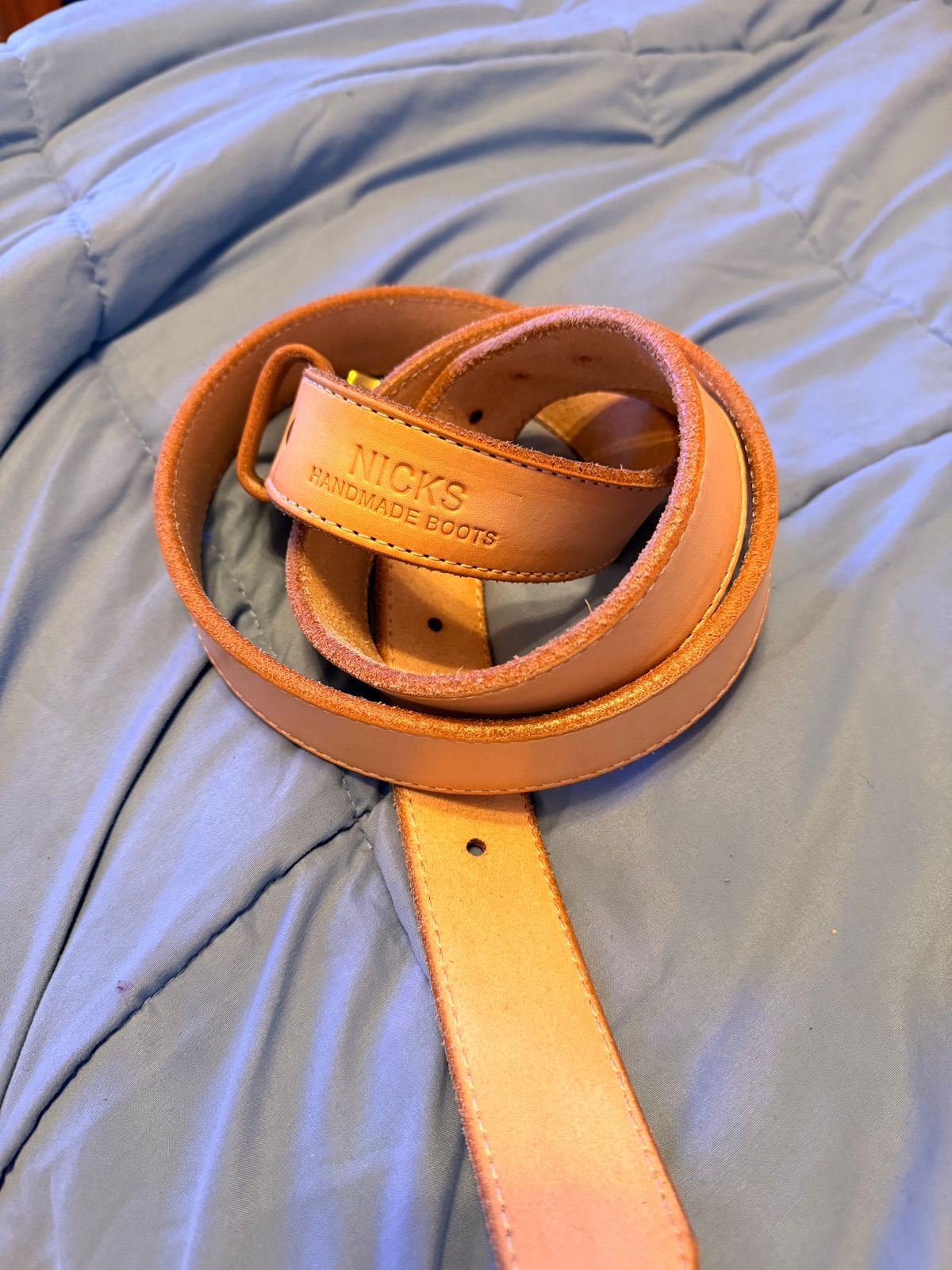 Photo by Ahab78 on November 4, 2025 of the Nicks Heavy Duty Work Belt in Full Natural.