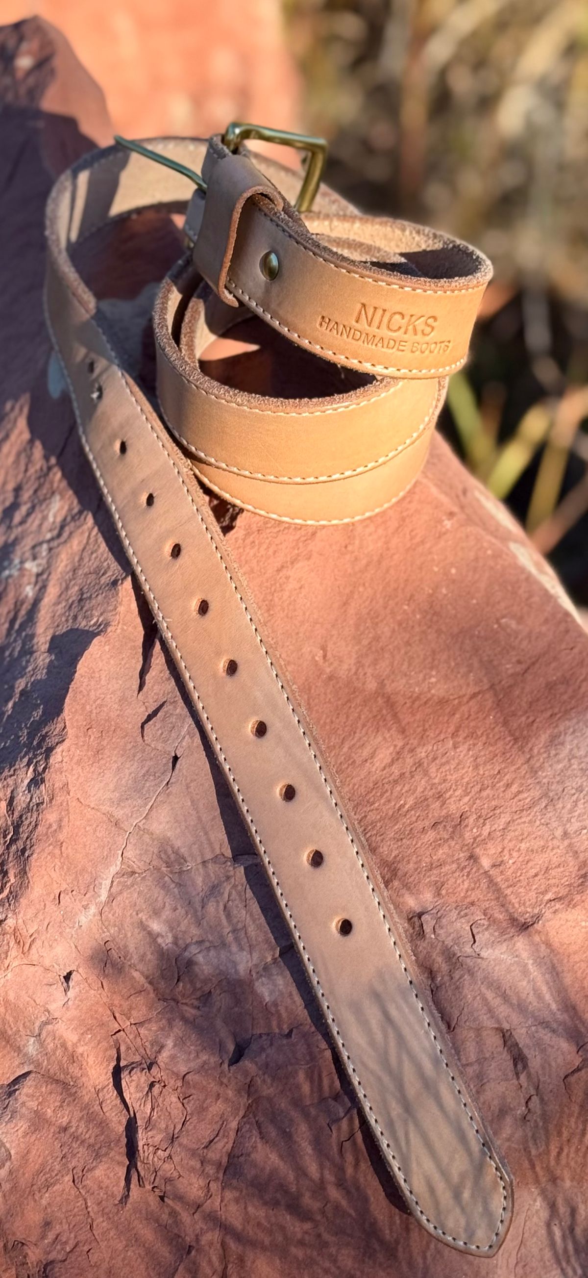 Photo by Ahab78 on December 1, 2025 of the Nicks Heavy Duty Work Belt in Full Natural.