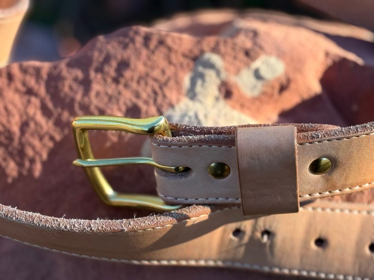 Photo by Ahab78 on December 1, 2025 of the Nicks Heavy Duty Work Belt in Full Natural.