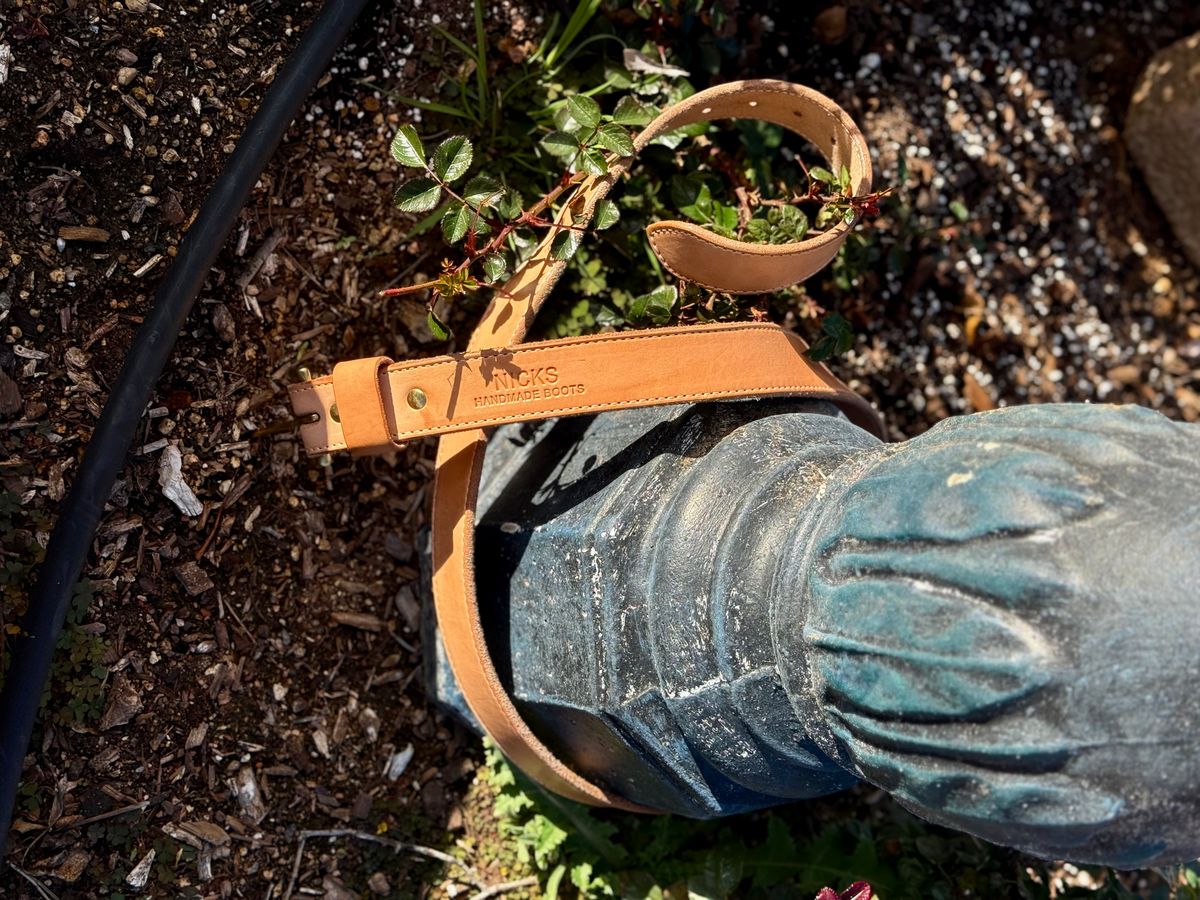 Photo by Ahab78 on January 4, 2026 of the Nicks Heavy Duty Work Belt in Full Natural.