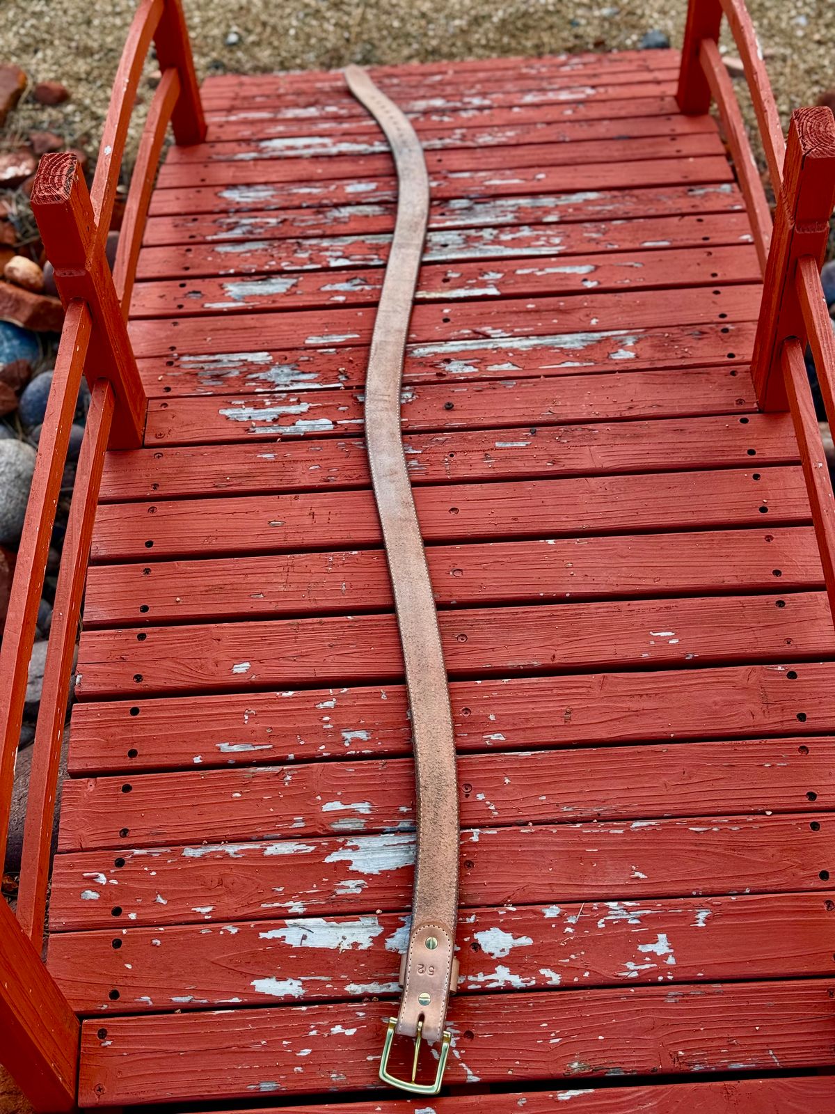 Photo by Ahab78 on January 4, 2026 of the Nicks Heavy Duty Work Belt in Full Natural.