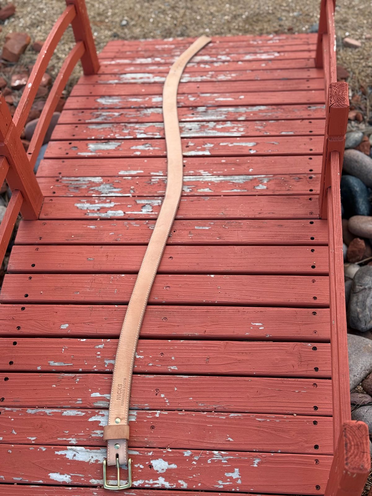 Photo by Ahab78 on January 4, 2026 of the Nicks Heavy Duty Work Belt in Full Natural.