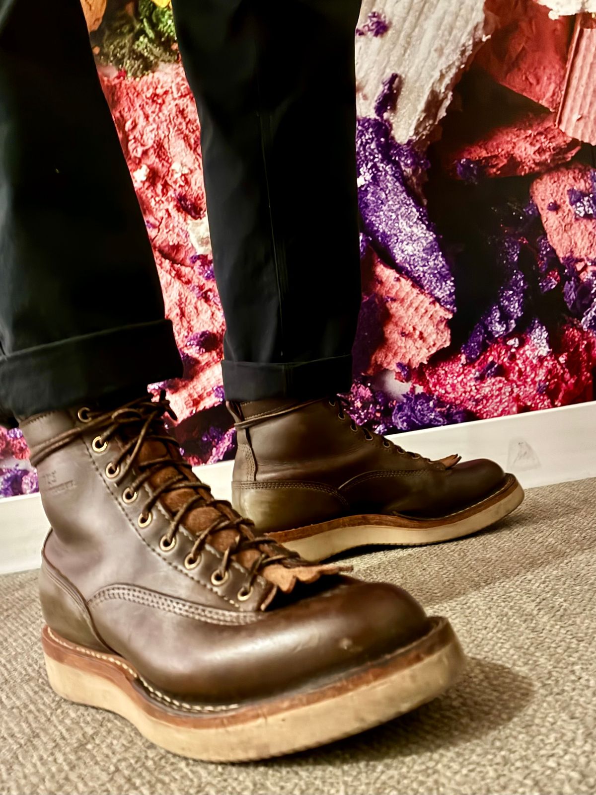 Photo by Vic on July 6, 2026 of the White's C350ltt-cs in Horween Greener Pastures Dublin.