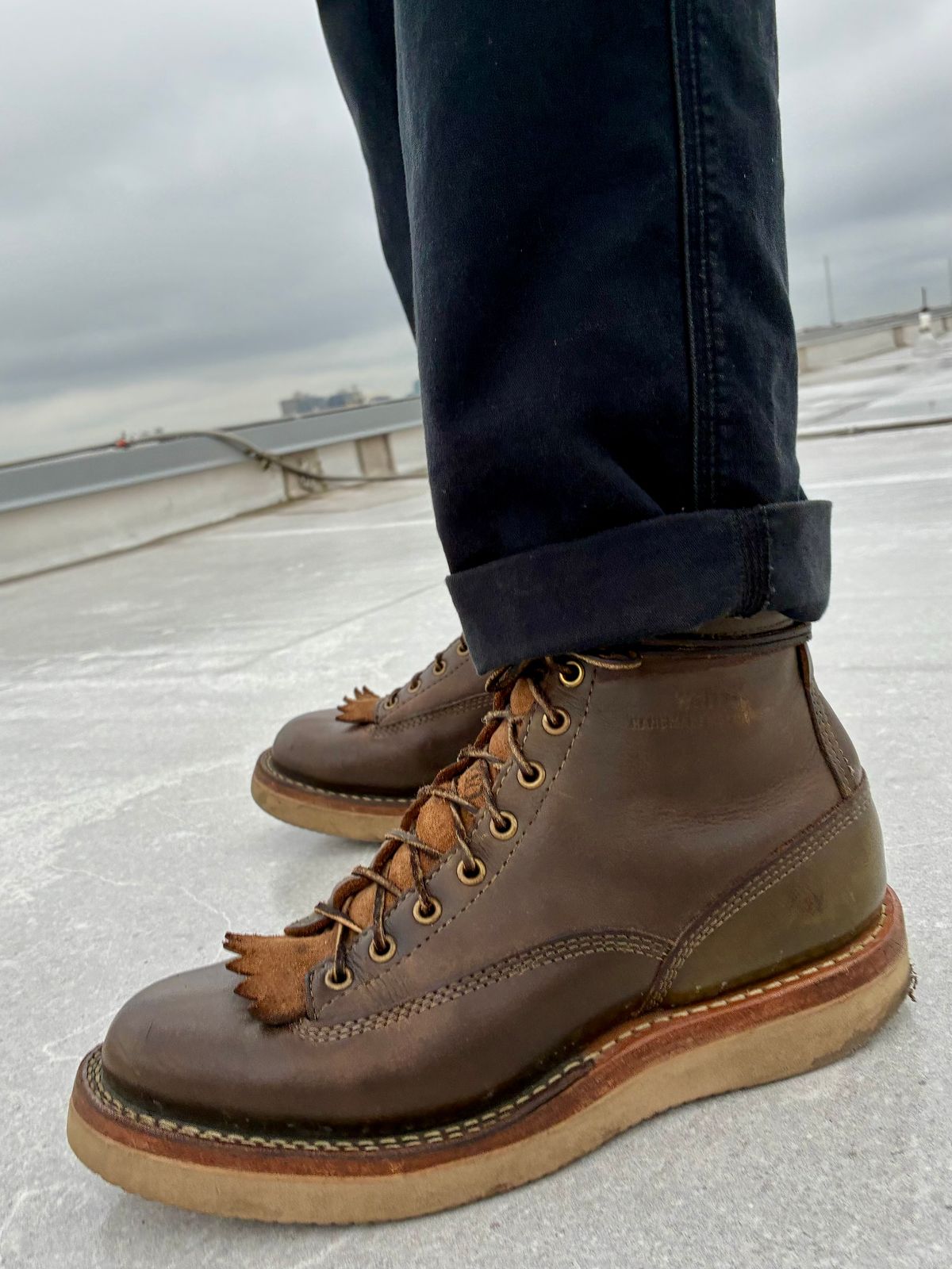 Photo by Vic on July 6, 2026 of the White's C350ltt-cs in Horween Greener Pastures Dublin.