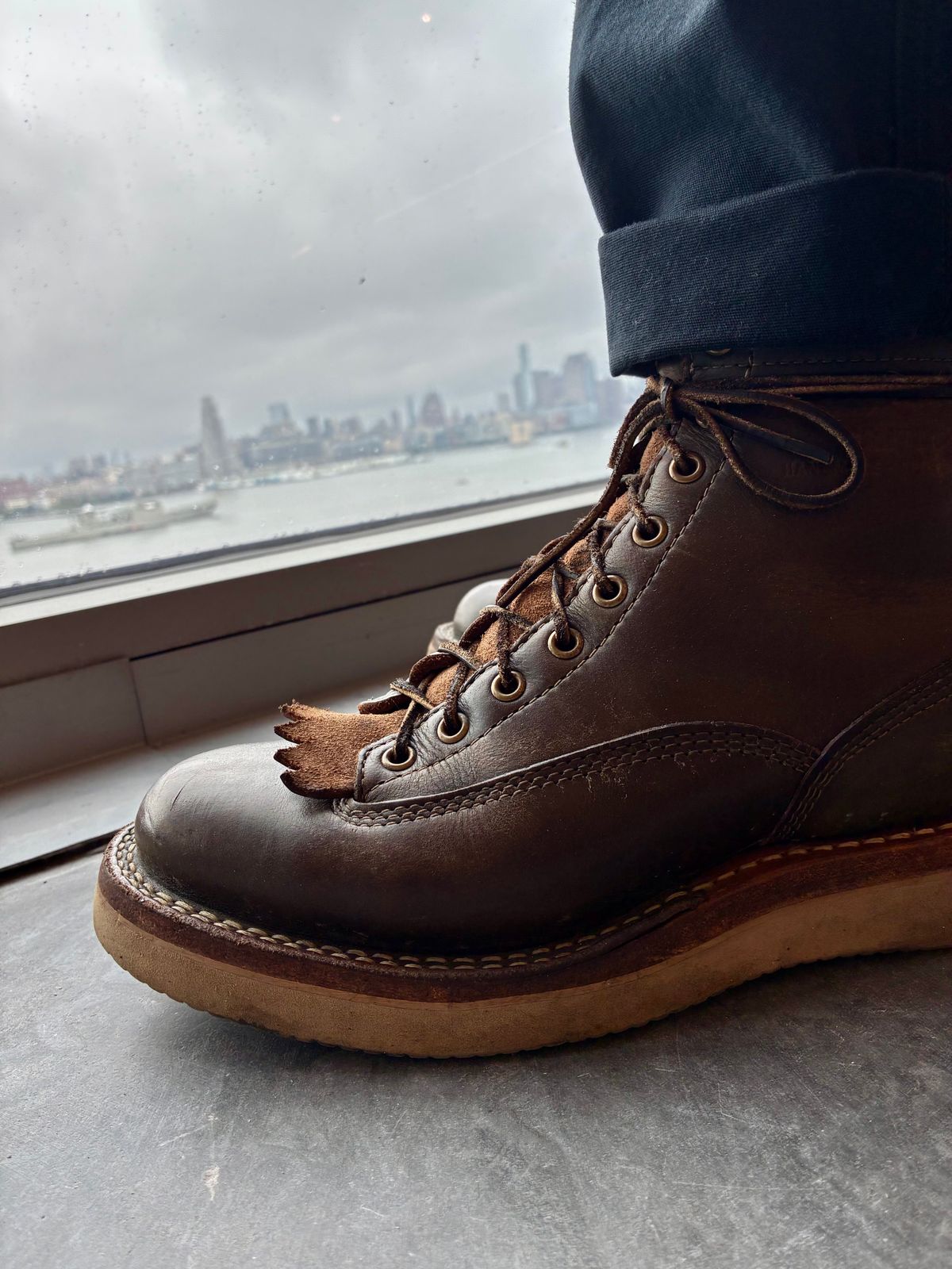 Photo by Vic on July 6, 2026 of the White's C350ltt-cs in Horween Greener Pastures Dublin.