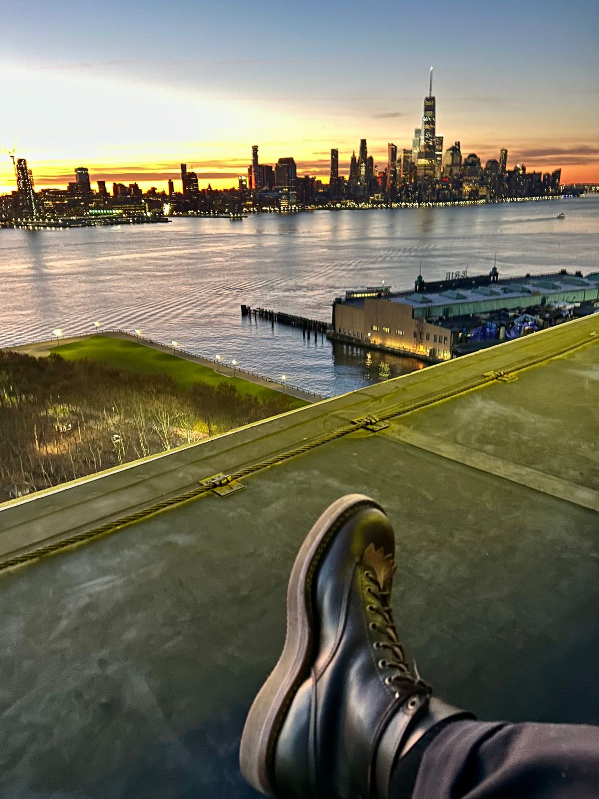 Photo by Vic on November 7, 2025 of the Whites Green Pasture Lace To Toe C350ltt-cs in Horween Greener Pastures Dublin.