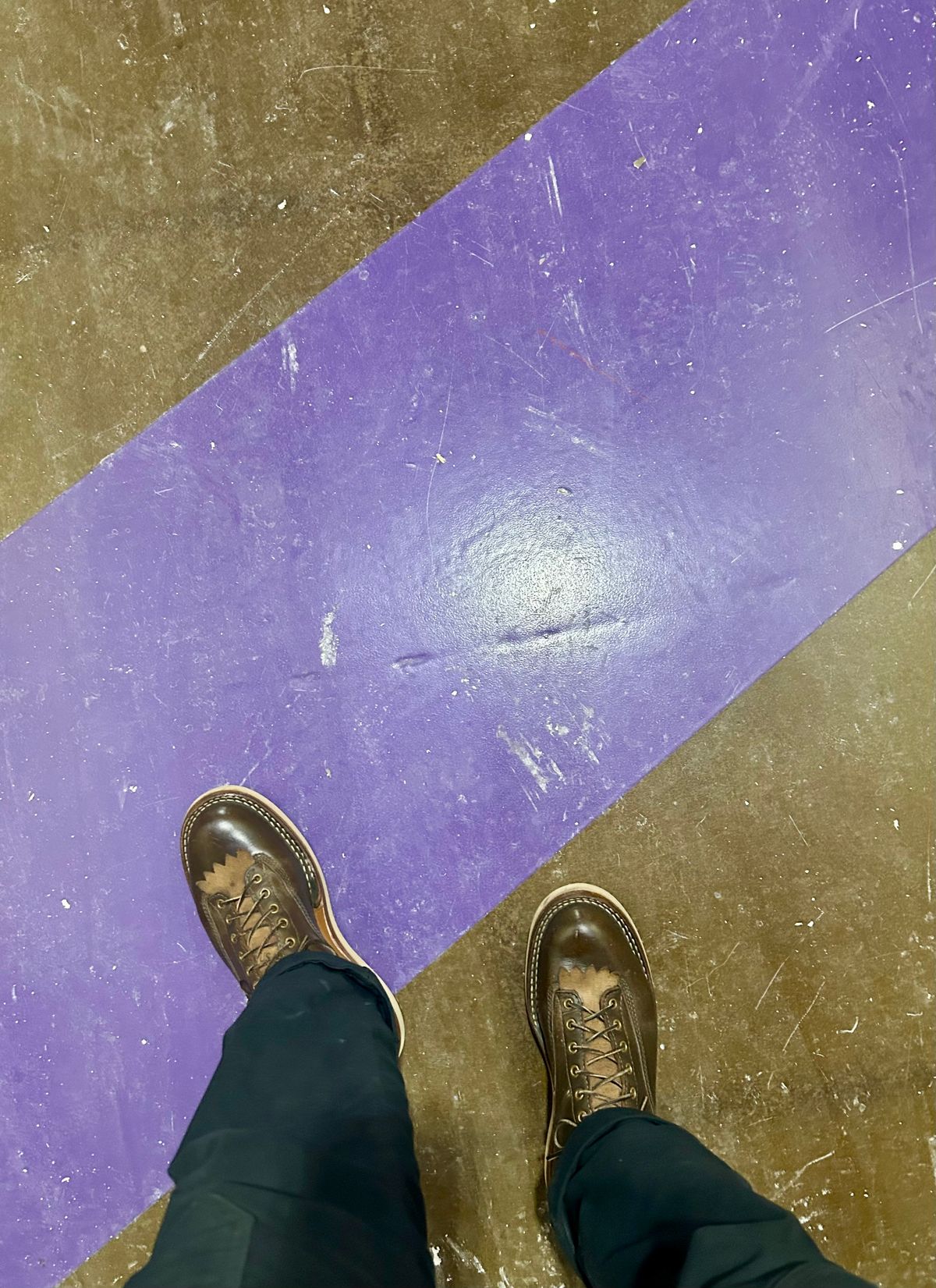 Photo by Vic on February 26, 2026 of the Whites Green Pasture Lace To Toe C350ltt-cs in Horween Greener Pastures Dublin.