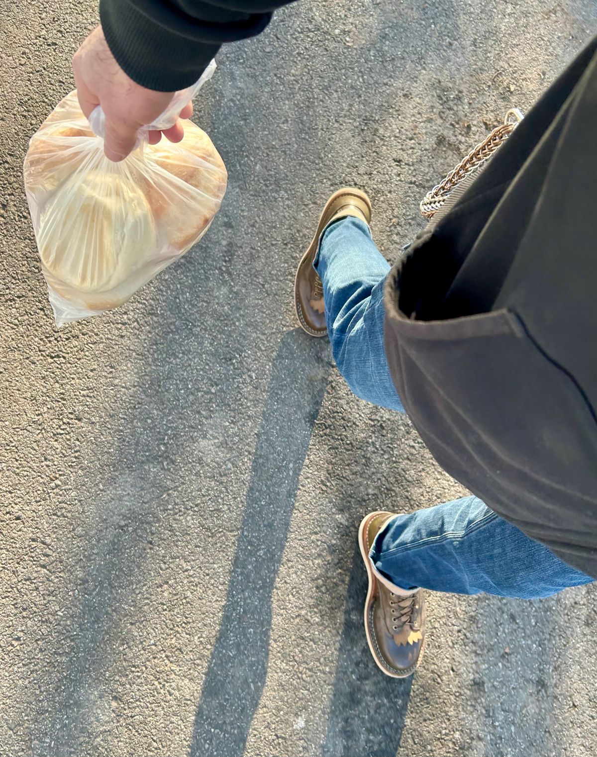 Photo by Vic on February 27, 2026 of the Whites Green Pasture Lace To Toe C350ltt-cs in Horween Greener Pastures Dublin.