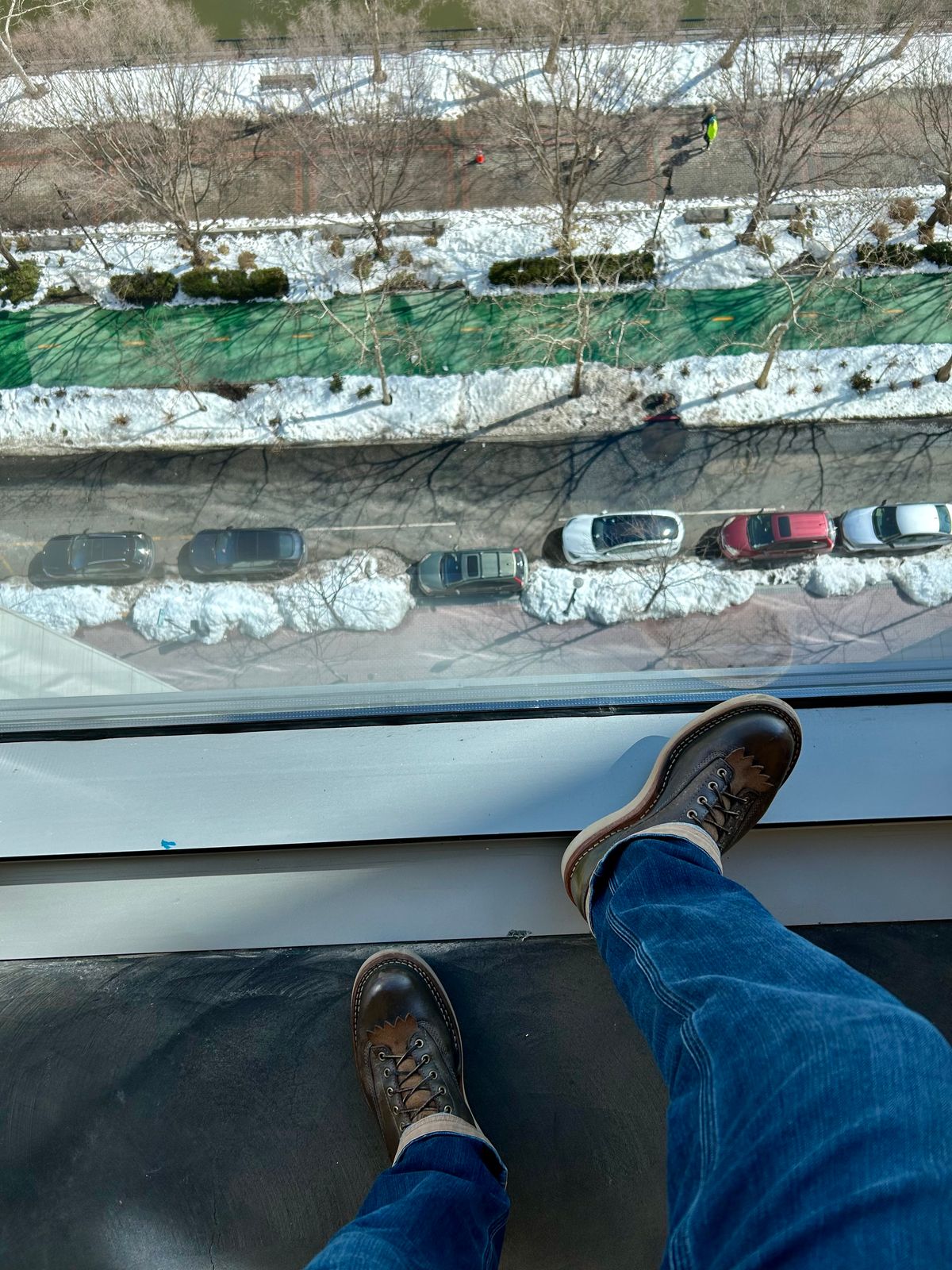 Photo by Vic on February 28, 2026 of the Whites Green Pasture Lace To Toe C350ltt-cs in Horween Greener Pastures Dublin.