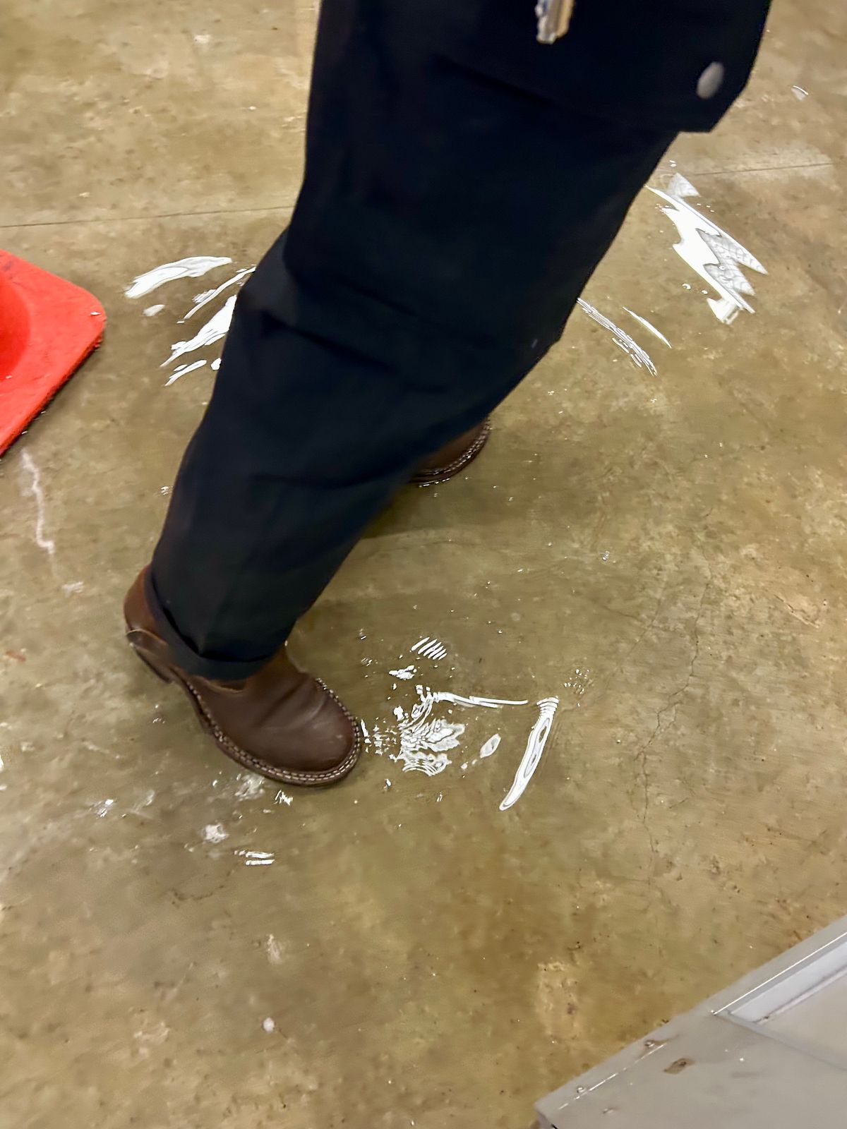 Photo by Vic on June 11, 2026 of the White's Nomad Engineer Boots in Horween Cinnamon Waxed Flesh.