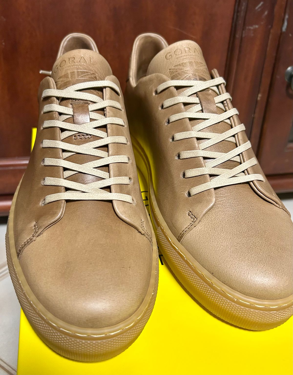 Photo by Vic on June 10, 2026 of the Goral The Mellor ll in Horween Natural Chromexcel.