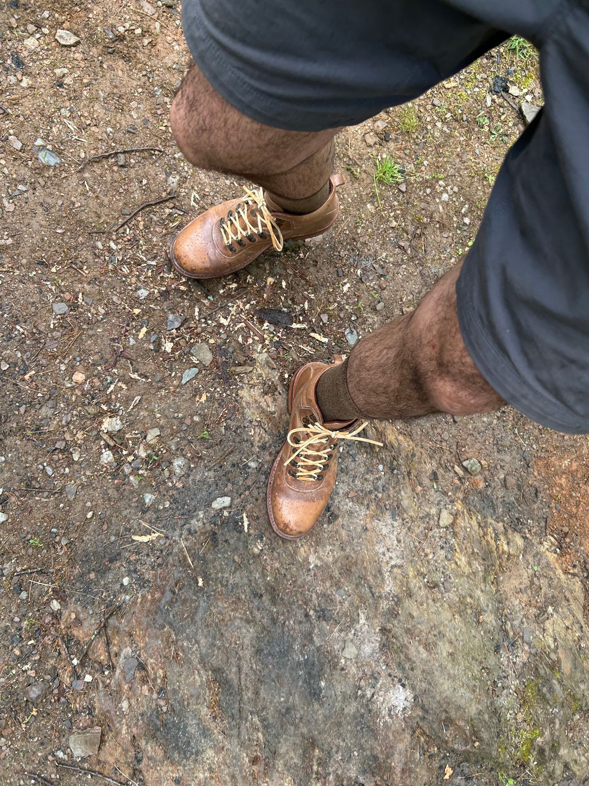 Photo by Vic on May 28, 2026 of the Blkbrd Shoemaker Bulwark Trek Boot in Horween Natural Chromepak.